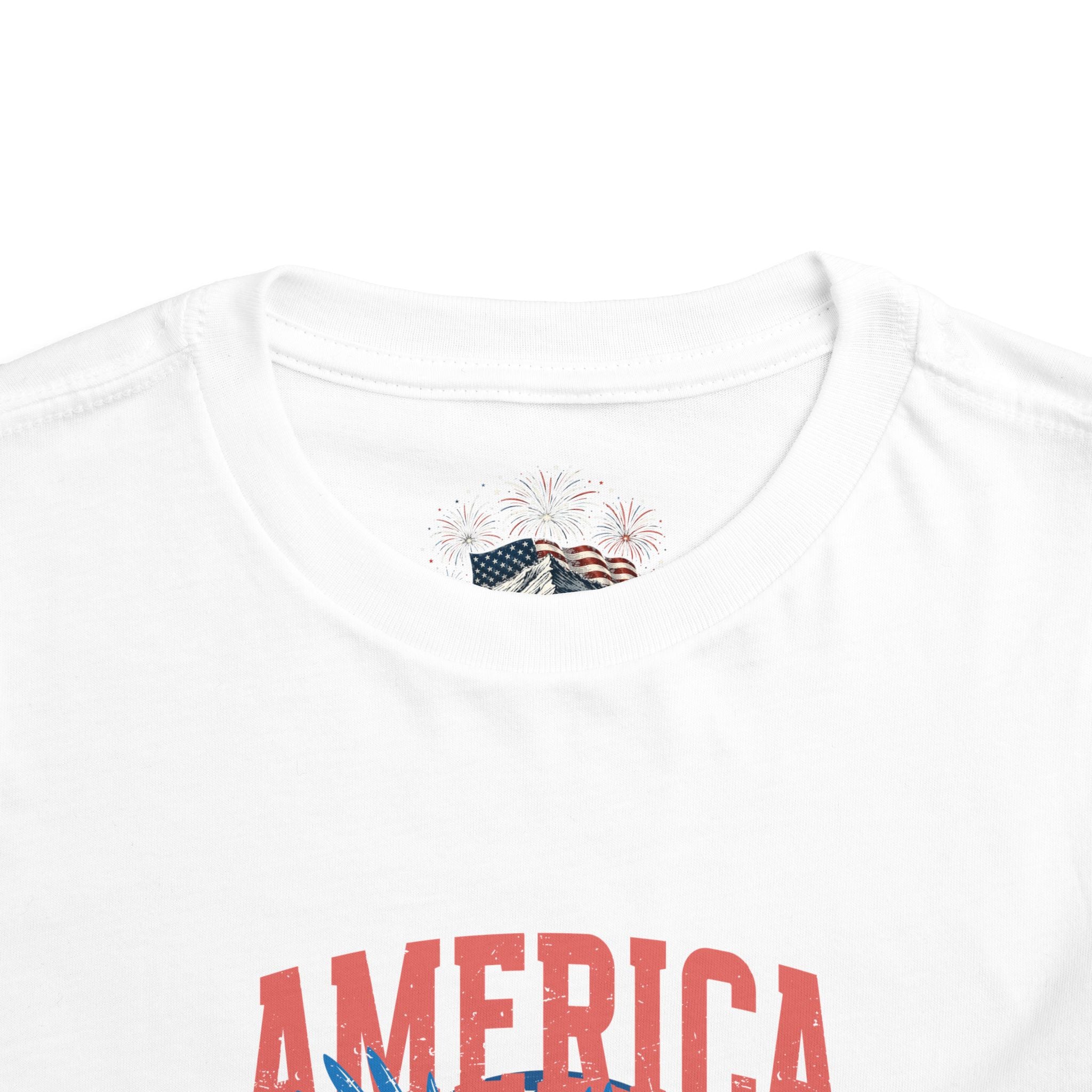 AMERICA Est. 1776 Toddler Tee | Land of the Free Eagle Shirt