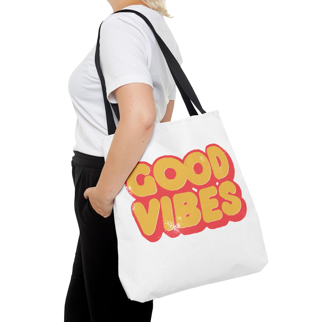 GOOD VIBES Tote Bag | Wild & Free Summer Carryall