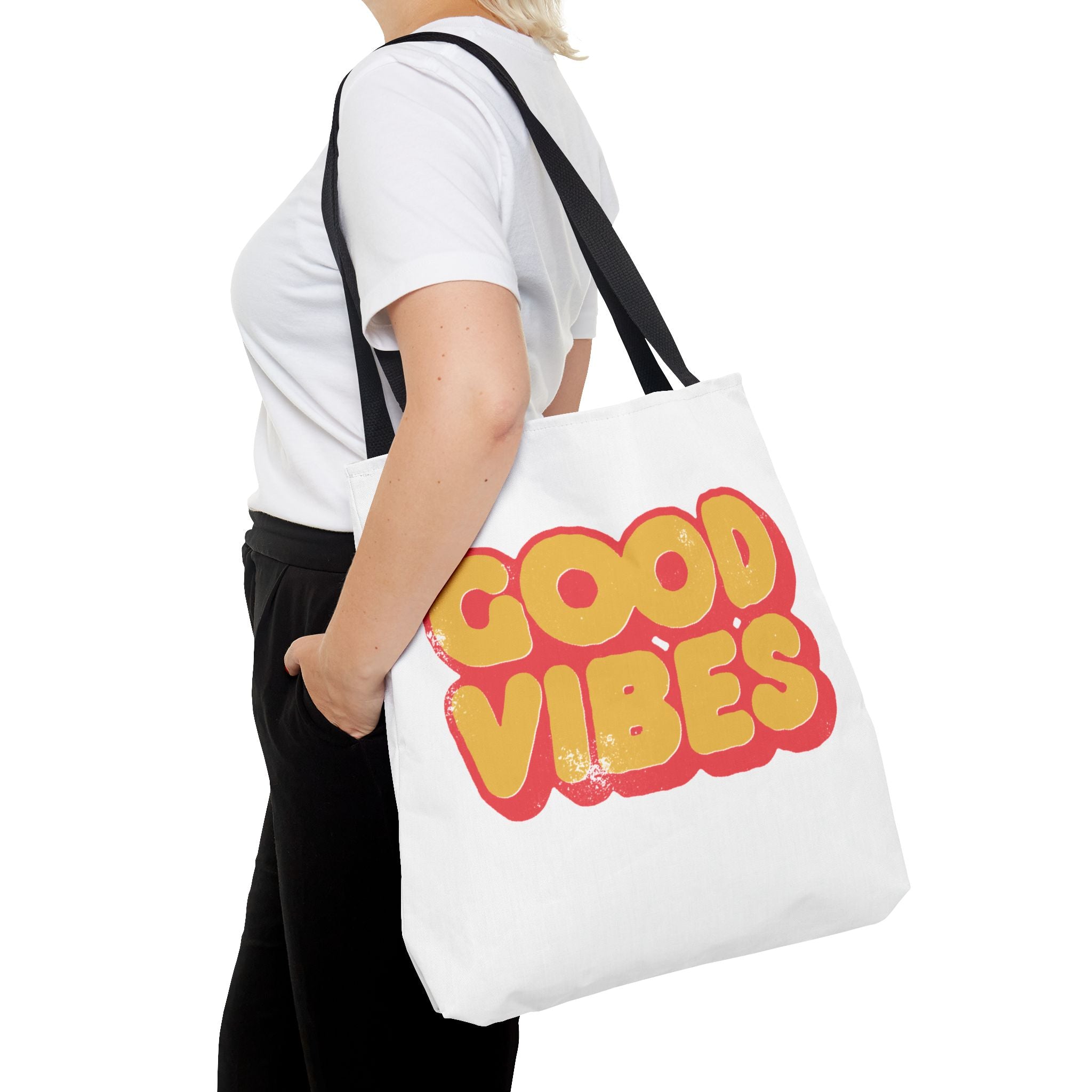 GOOD VIBES Tote Bag | Wild & Free Summer Carryall