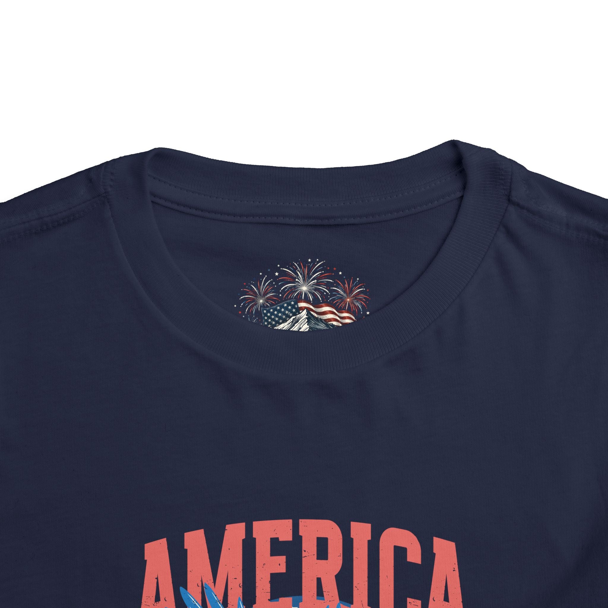 AMERICA Est. 1776 Toddler Tee | Land of the Free Eagle Shirt