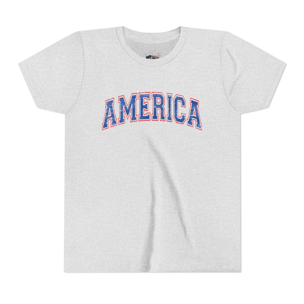 AMERICA Youth Short Sleeve Tee - BLUE