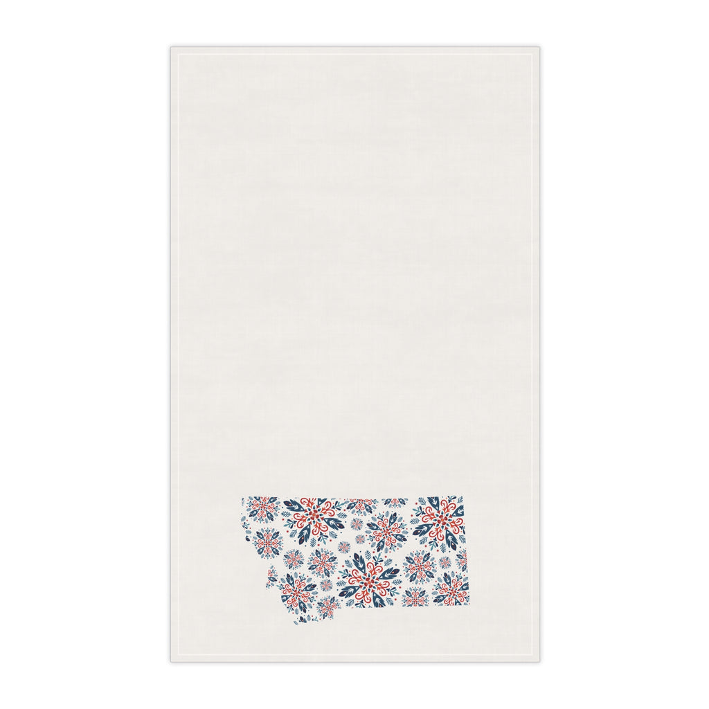 Montana Snowflake Tea Towels (cotton, poly)