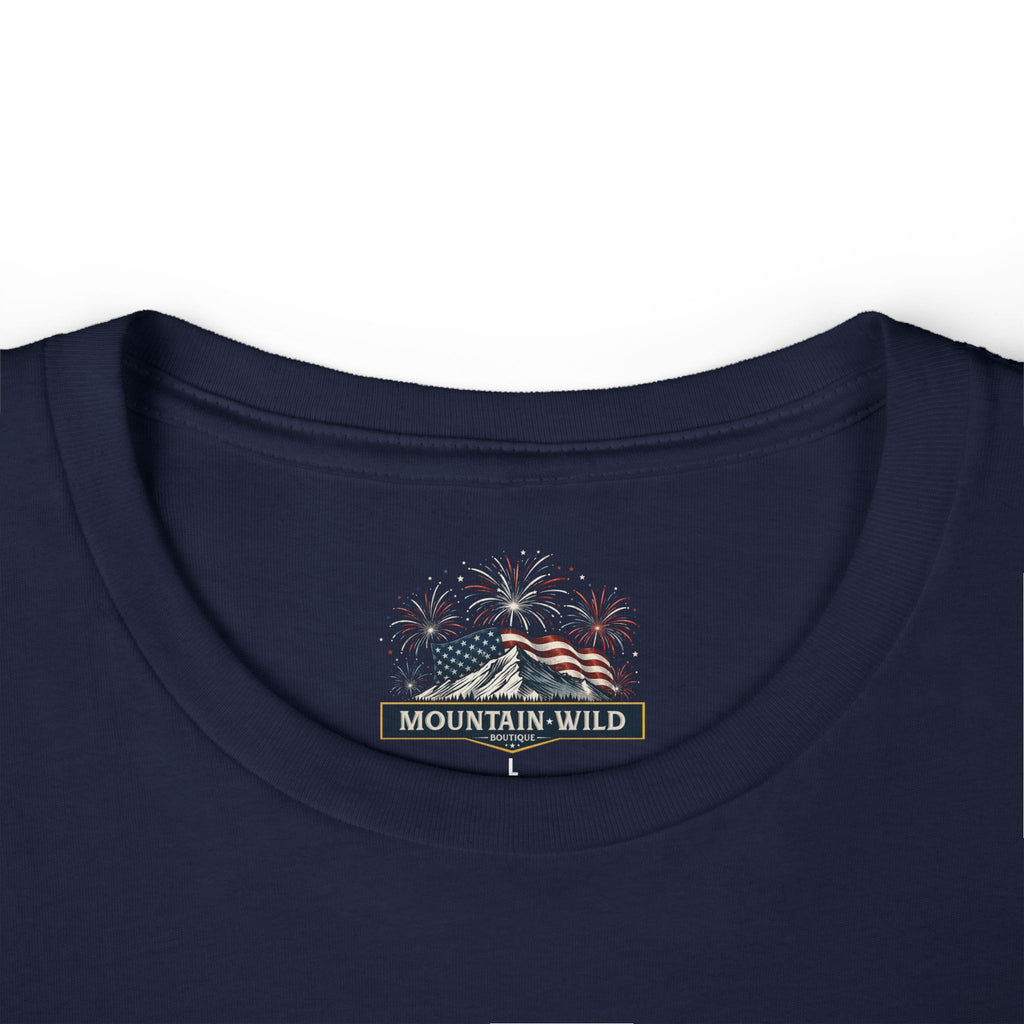 AMERICA EST. 1776 WOMEN'S GRAPHIC TEE | LAND OF THE FREE EAGLE SHIRT