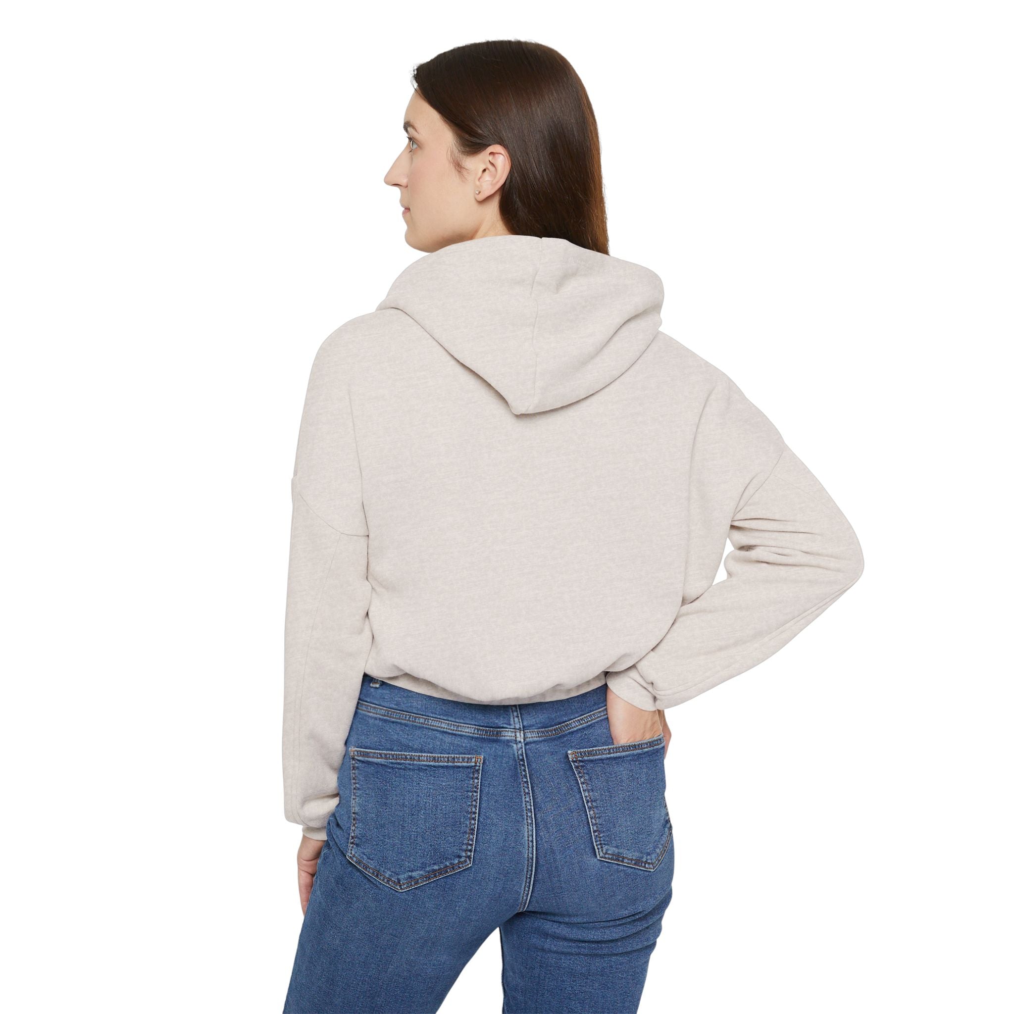 Women's Cinched Hoodie - Buffalo Stay Wild Design