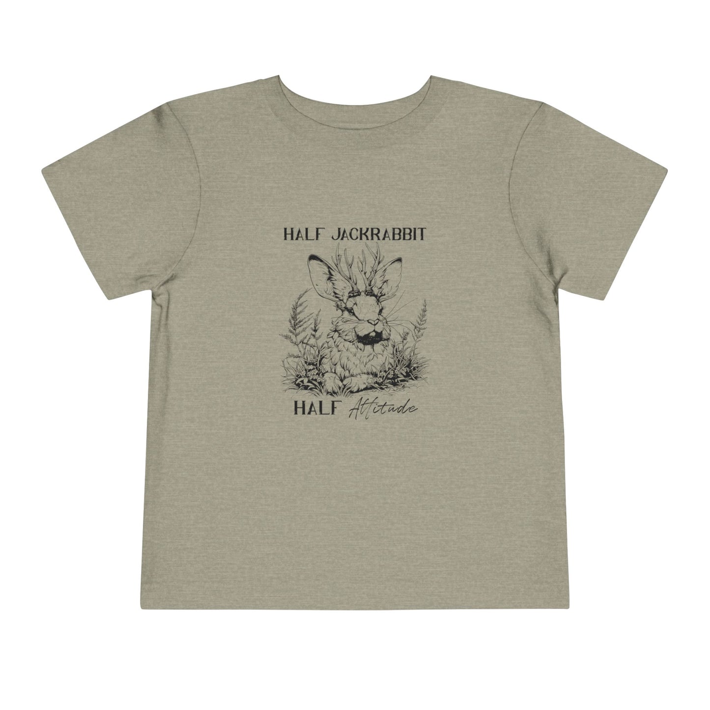 Half Jackrabbit, Half Attitude - Toddler Short Sleeve Tee