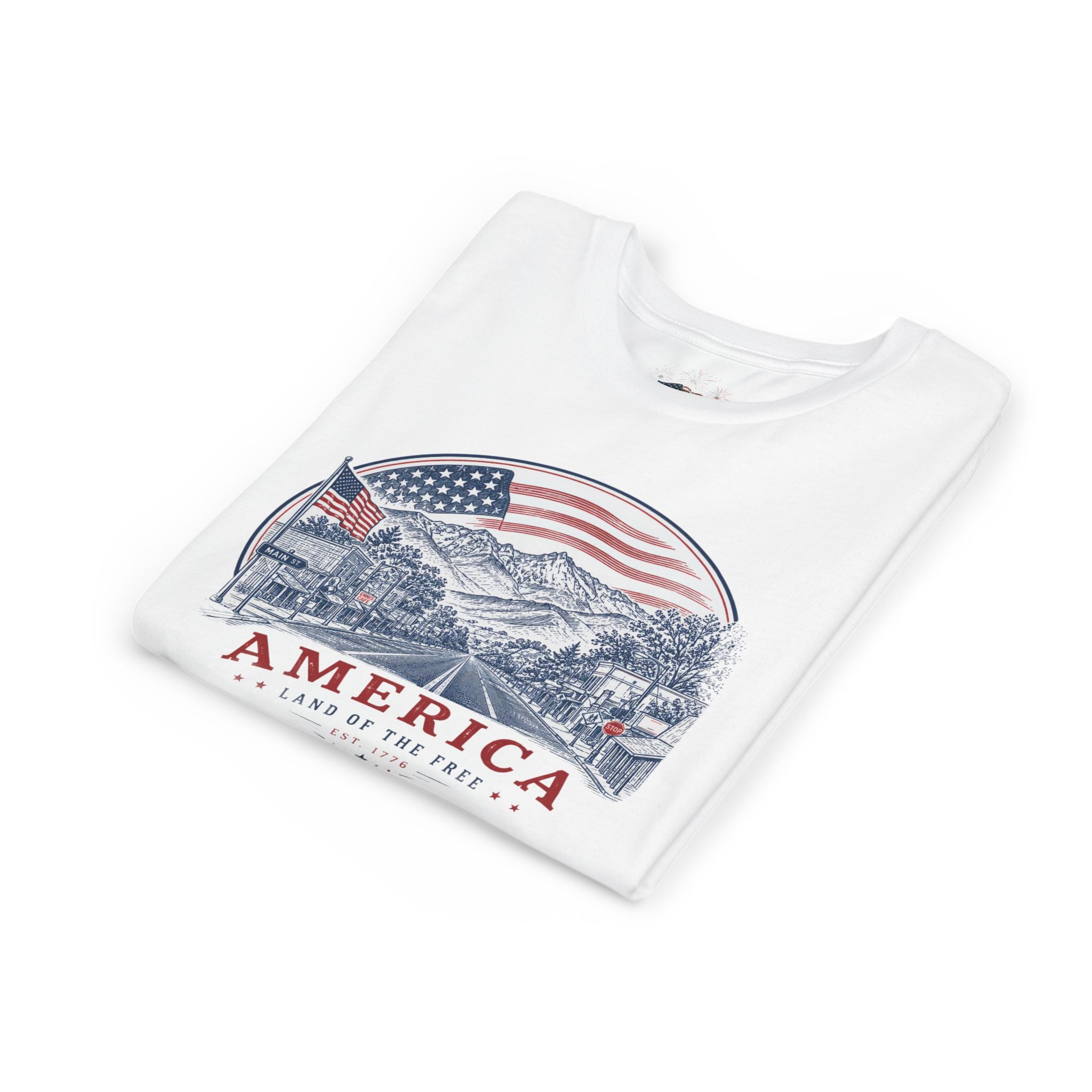America Land of the Free Ennis Montana YOUTH T-Shirt