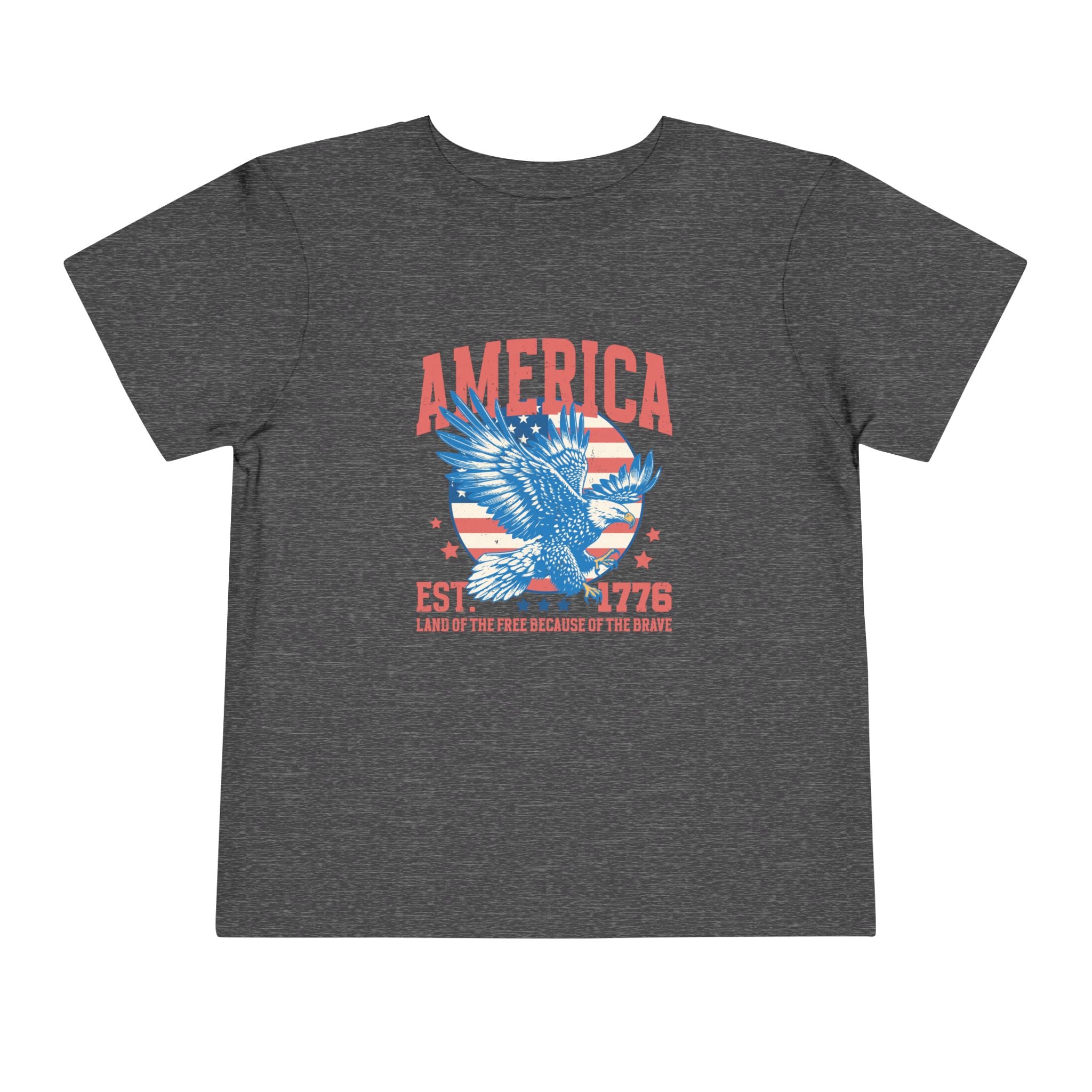 AMERICA Est. 1776 Toddler Tee | Land of the Free Eagle Shirt