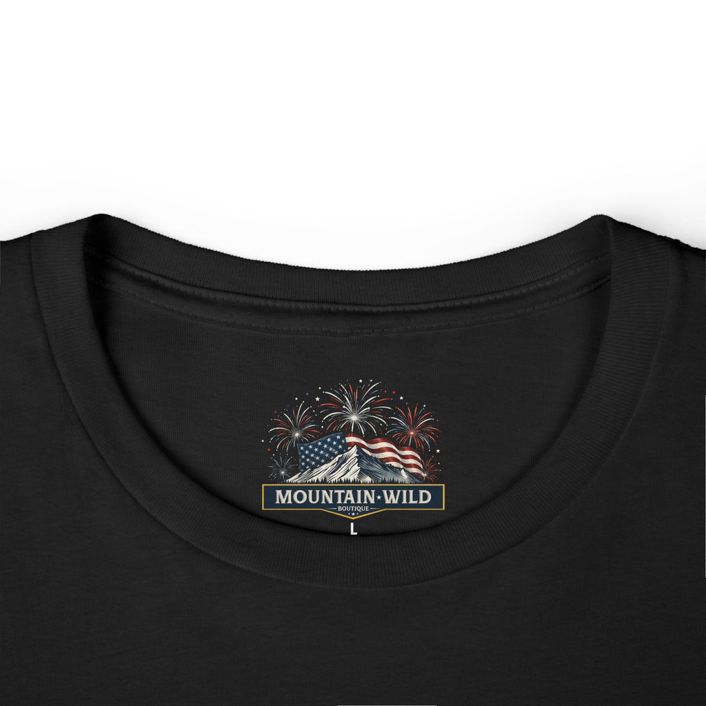 AMERICA EST. 1776 WOMEN'S GRAPHIC TEE | LAND OF THE FREE EAGLE SHIRT
