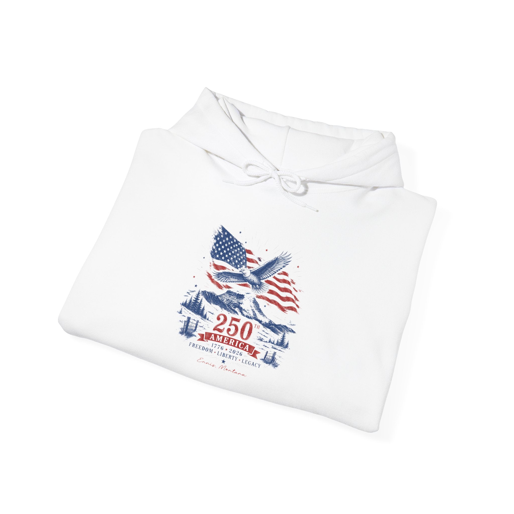 Unisex America 250 Eagle & Sphinx Mountain Hoodie | Ennis Montana