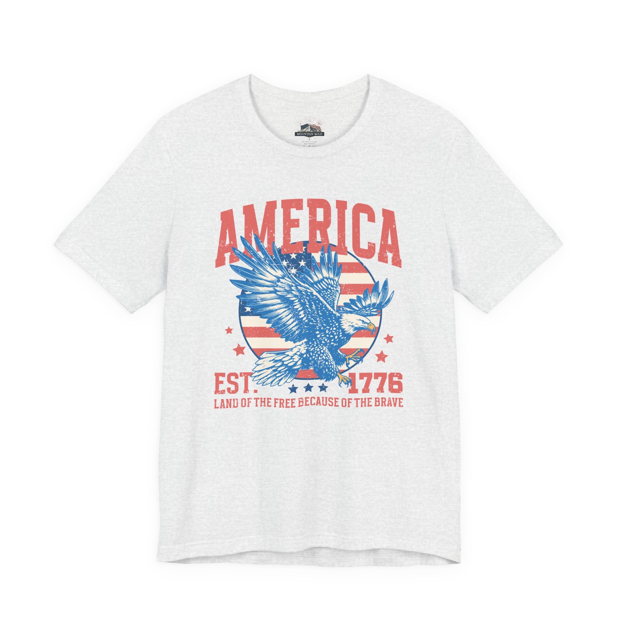 AMERICA Est. 1776 Unisex Graphic Tee | Land of the Free Eagle Shirt