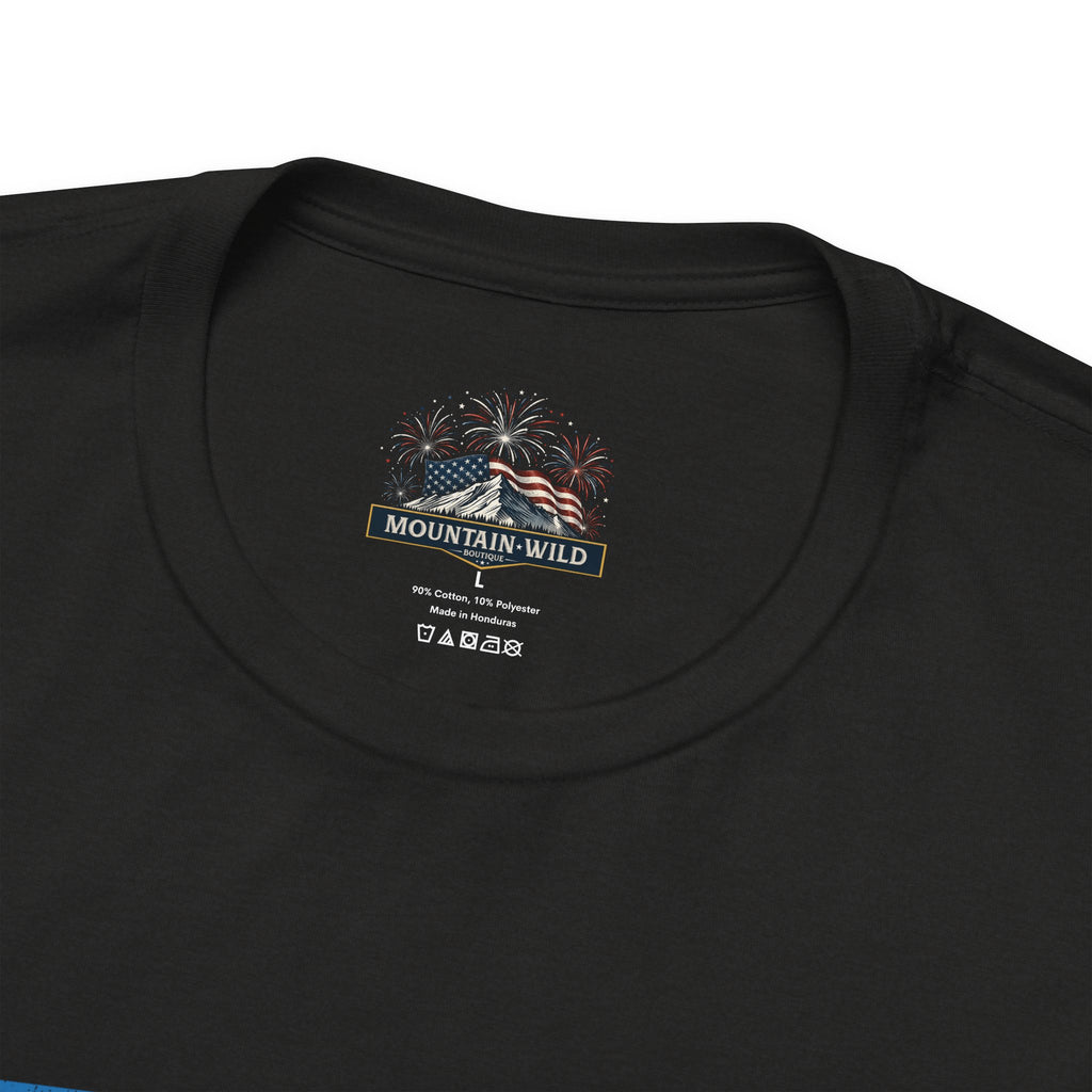 AMERICA 1776 Unisex Cotton Tee | Classic Patriotic Americana Shirt