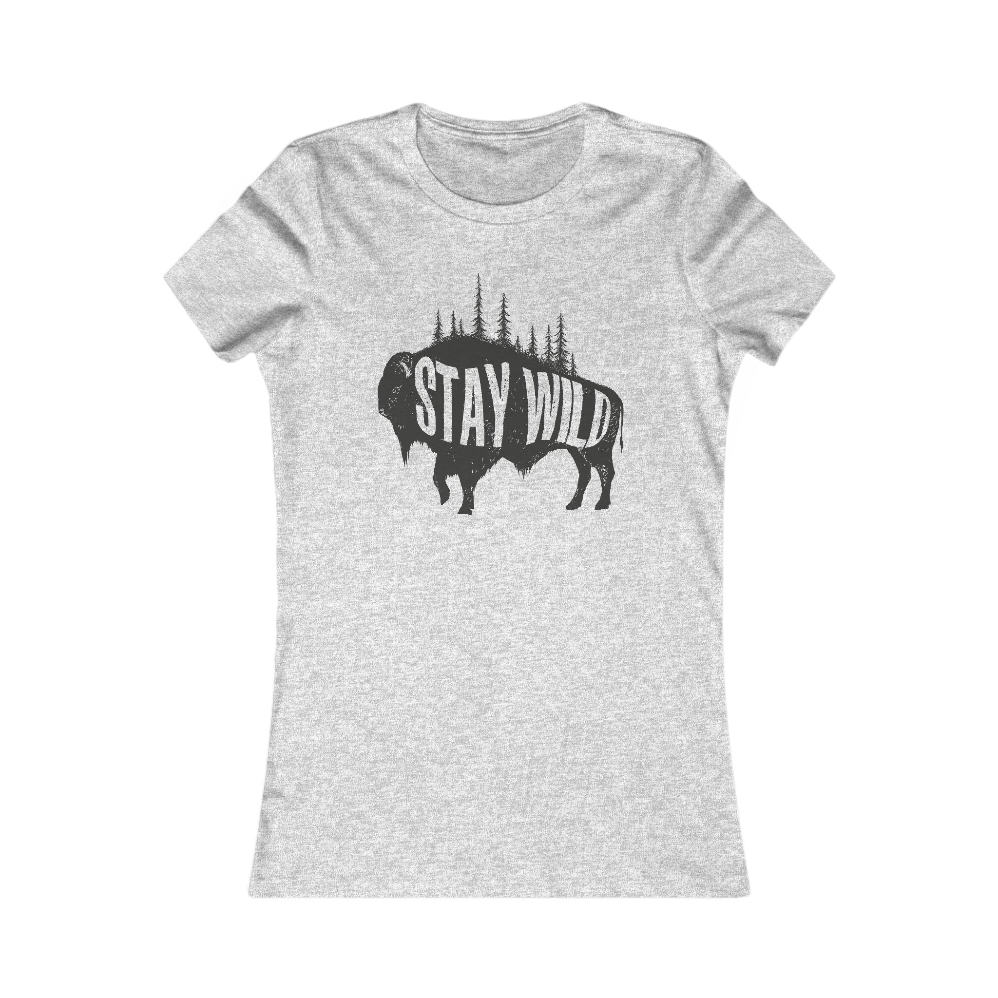 Women's T-Shirt - Buffalo Stay Wild Design