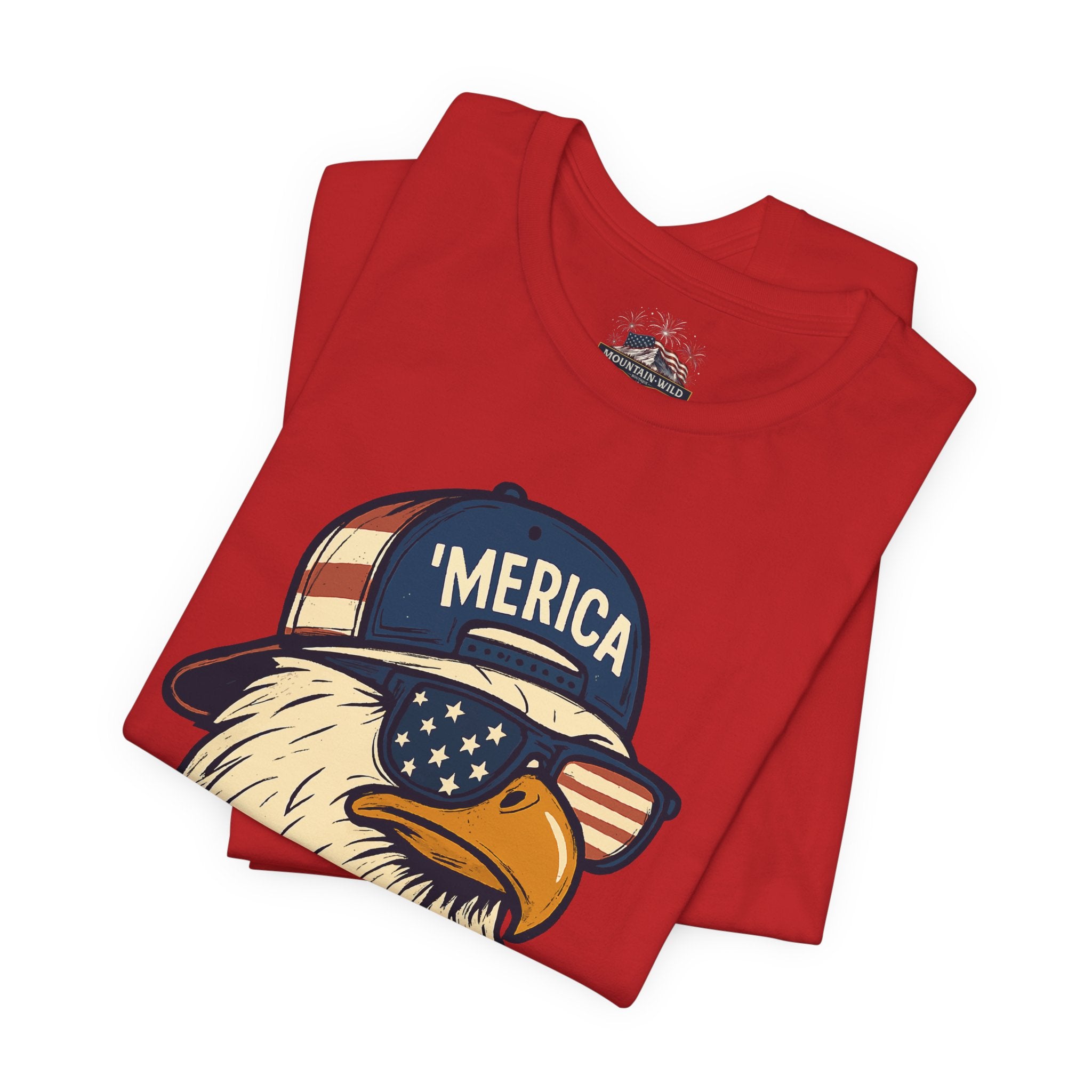 UNISEX - 'Merica Bruh Eagle- Jersey Short Sleeve Tee