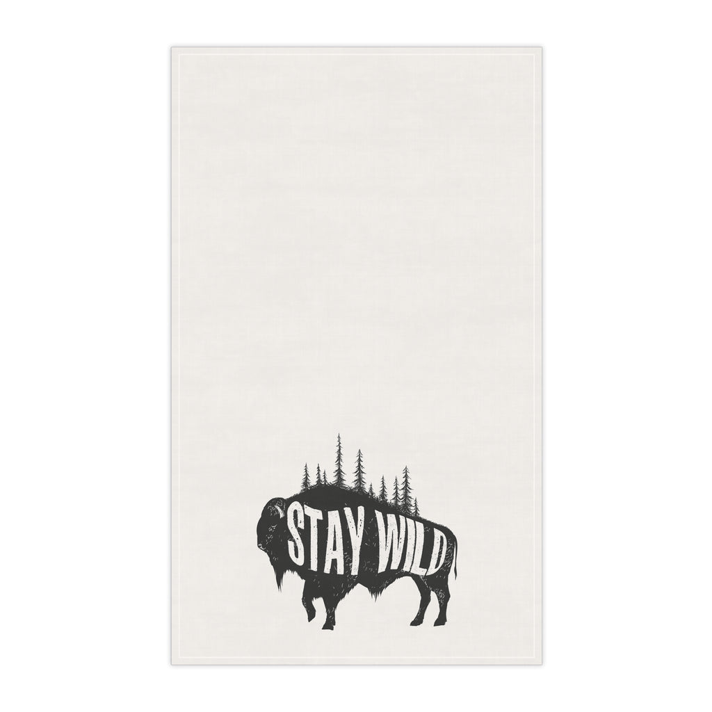 Tea Towels - Buffalo Stay Wild Design