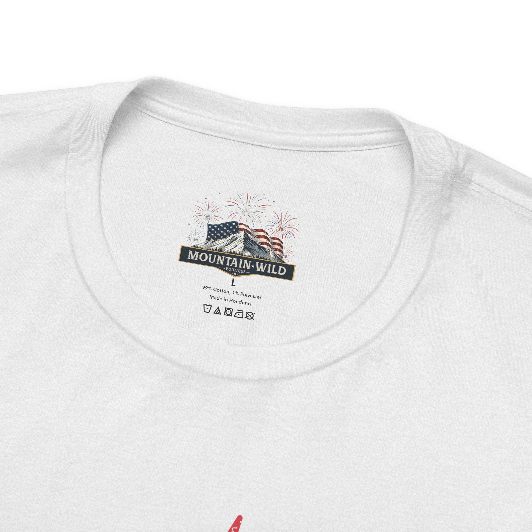 AMERICA Lightning Bolt Unisex Graphic Tee | Retro Racing Americana Shirt