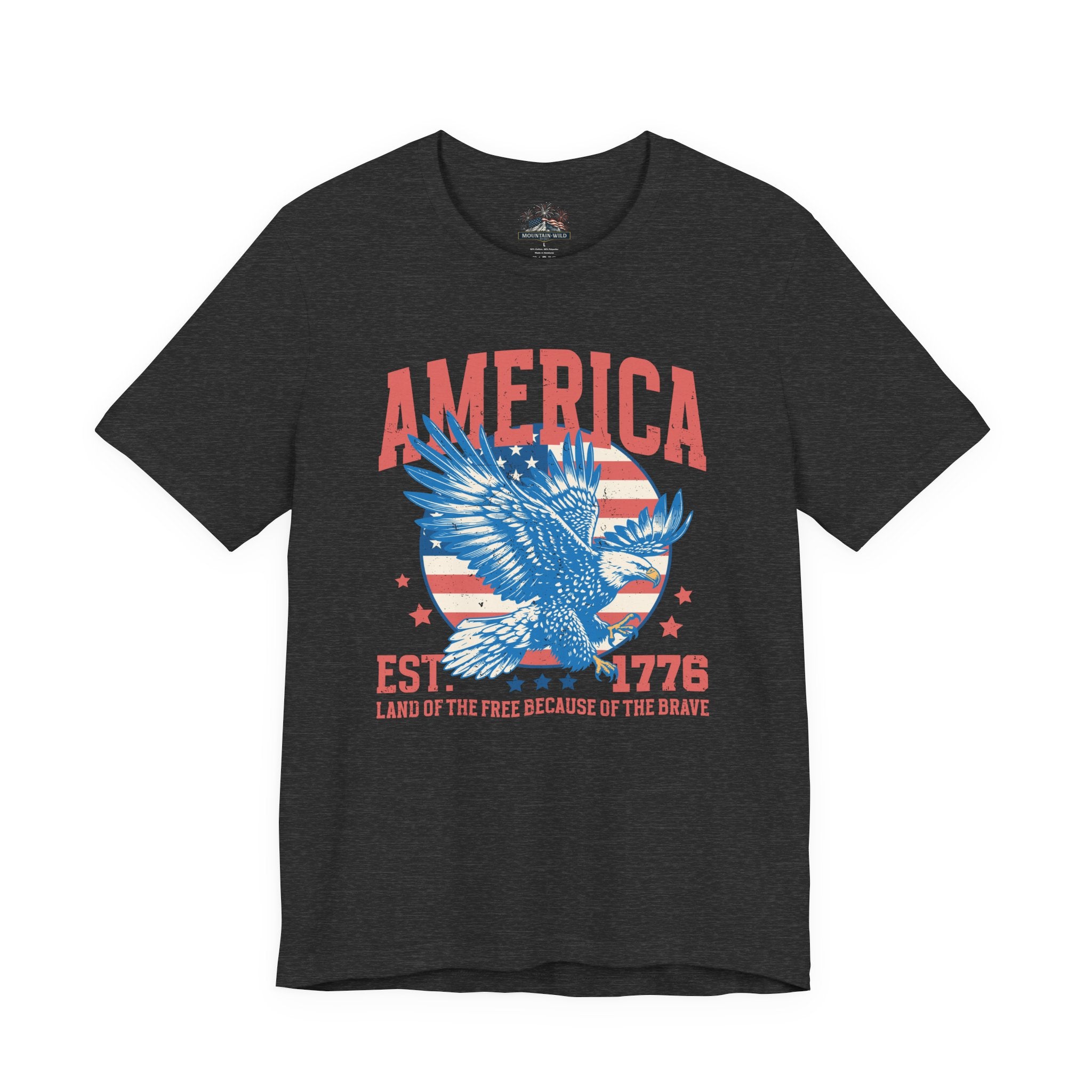 AMERICA Est. 1776 Unisex Graphic Tee | Land of the Free Eagle Shirt