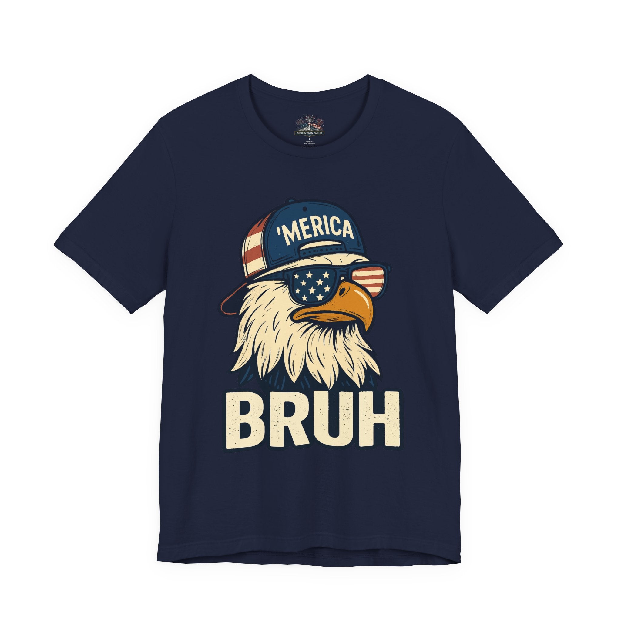 UNISEX - 'Merica Bruh Eagle- Jersey Short Sleeve Tee