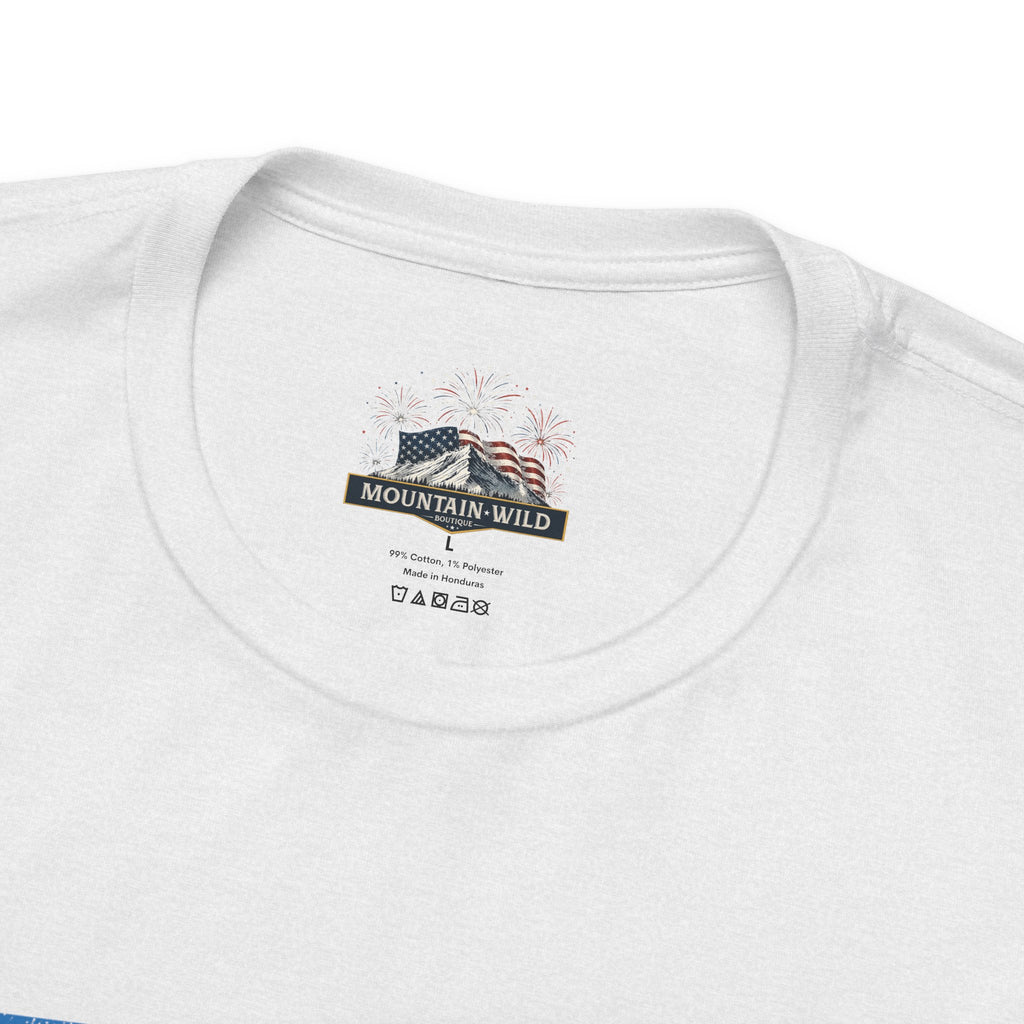 AMERICA 1776 Unisex Cotton Tee | Classic Patriotic Americana Shirt