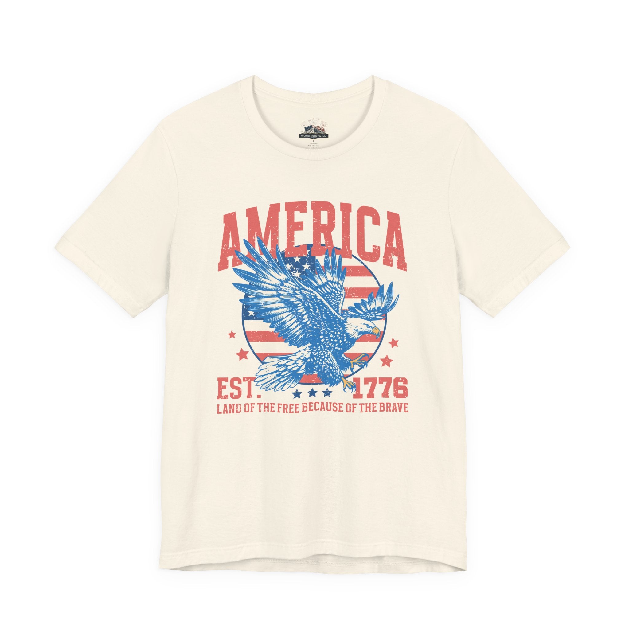 AMERICA Est. 1776 Unisex Graphic Tee | Land of the Free Eagle Shirt