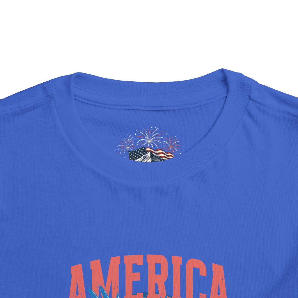 AMERICA Est. 1776 Toddler Tee | Land of the Free Eagle Shirt