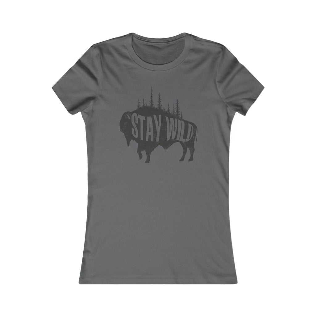 Women's T-Shirt - Buffalo Stay Wild Design