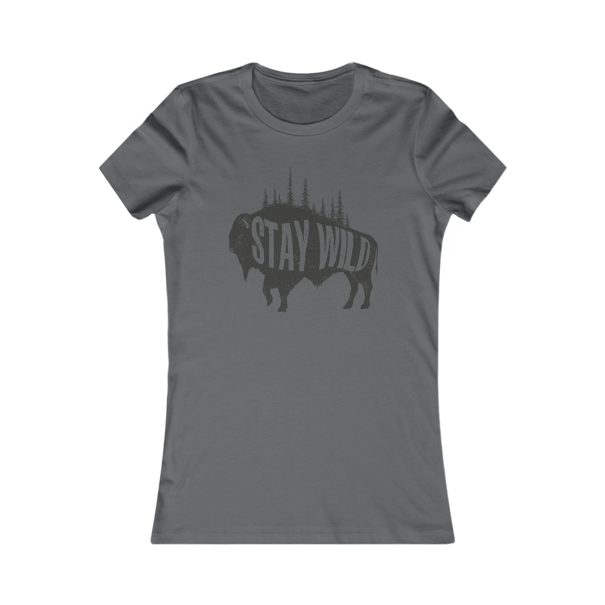 Women's T-Shirt - Buffalo Stay Wild Design