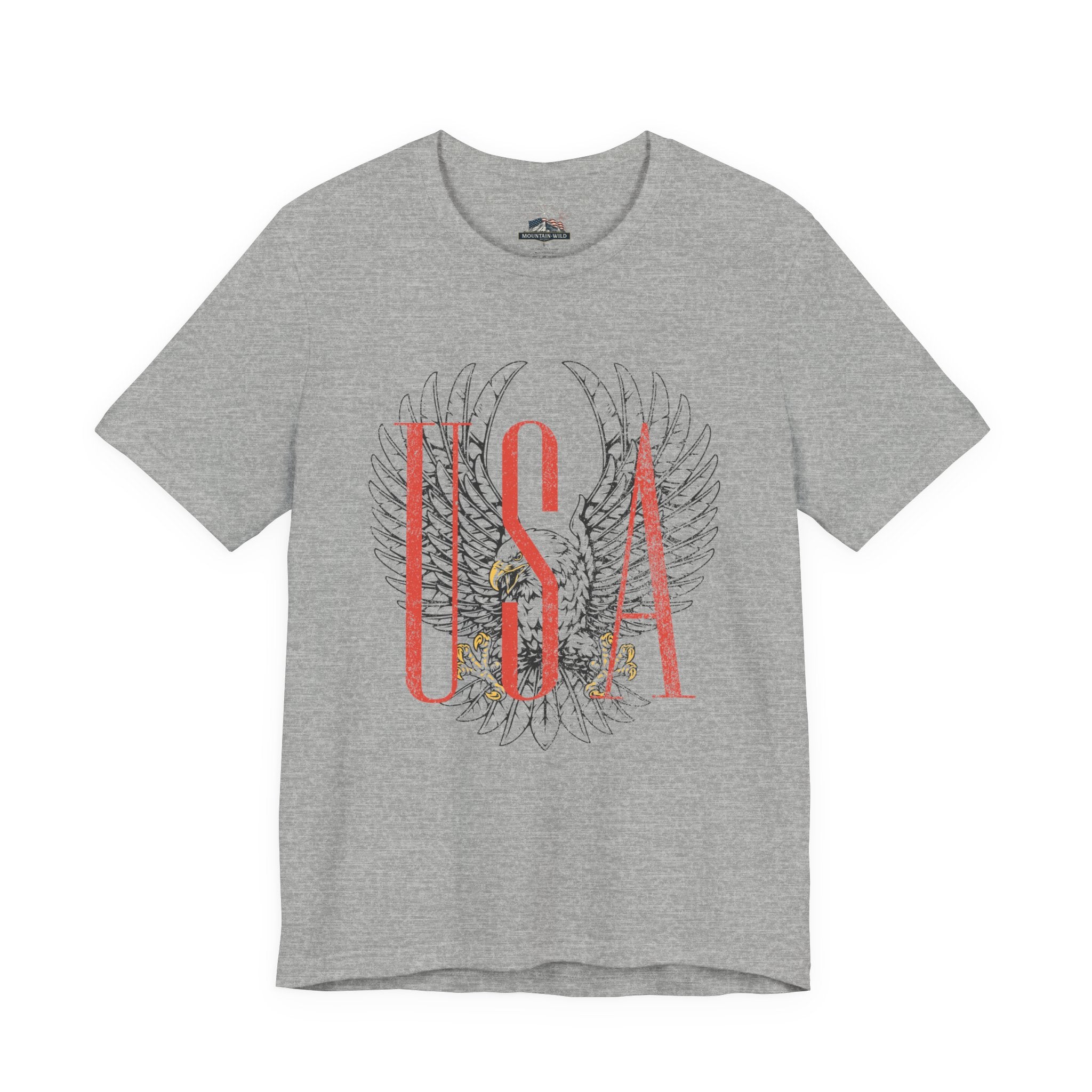 Vintage USA Eagle Unisex Graphic Tee | Freedom Flies Americana Shirt