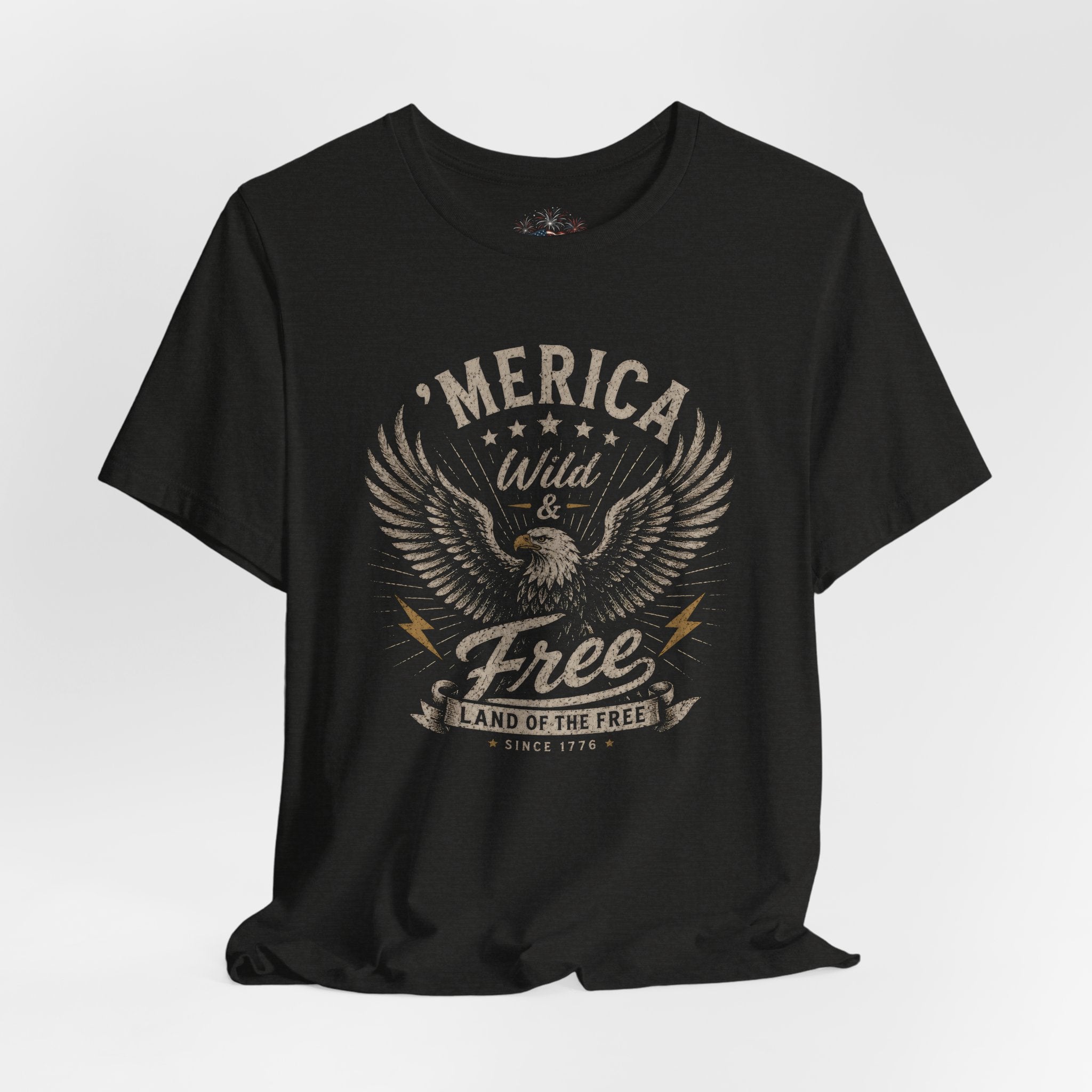 'Merica - Wild & Free Eagle - Unisex T-shirt