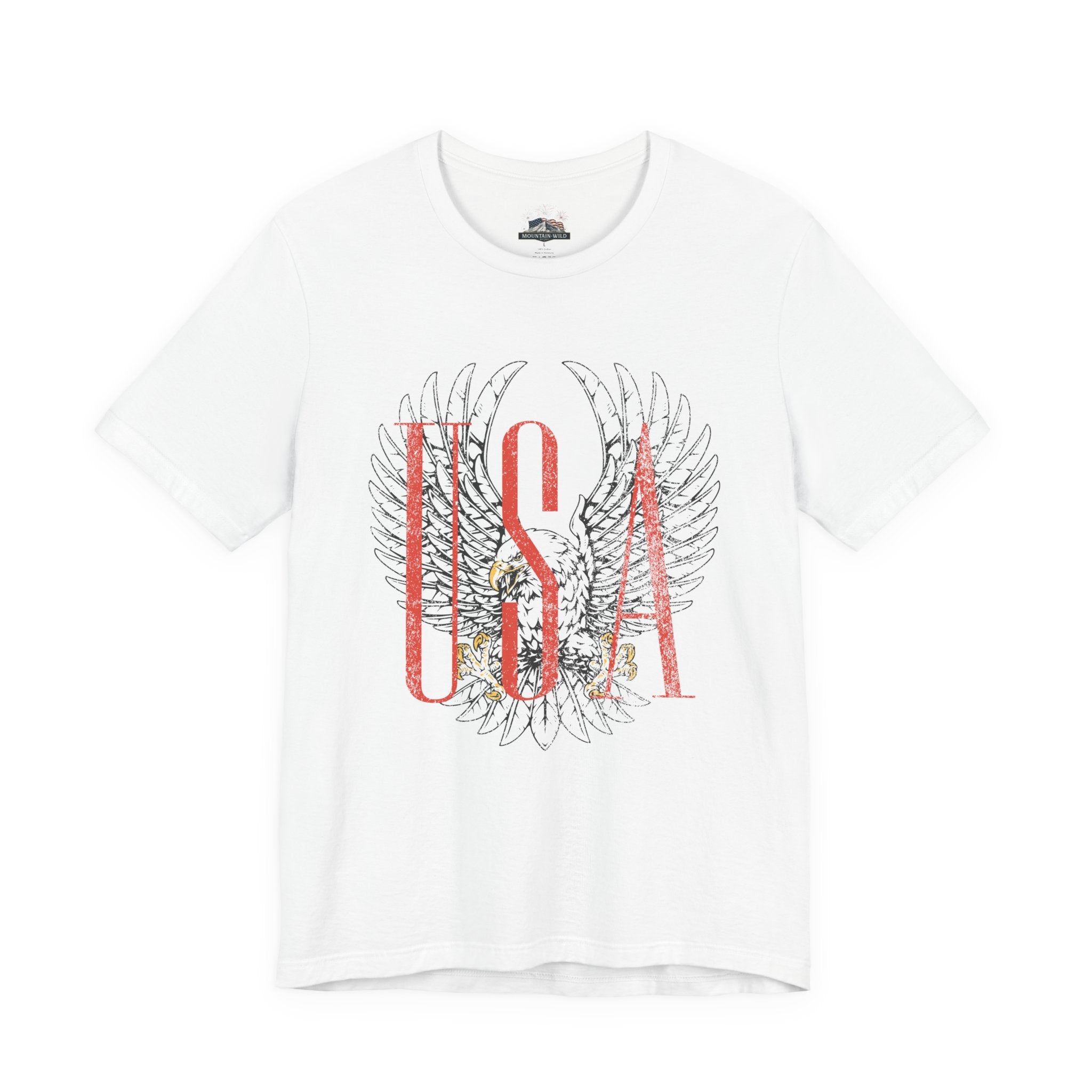 Vintage USA Eagle Unisex Graphic Tee | Freedom Flies Americana Shirt