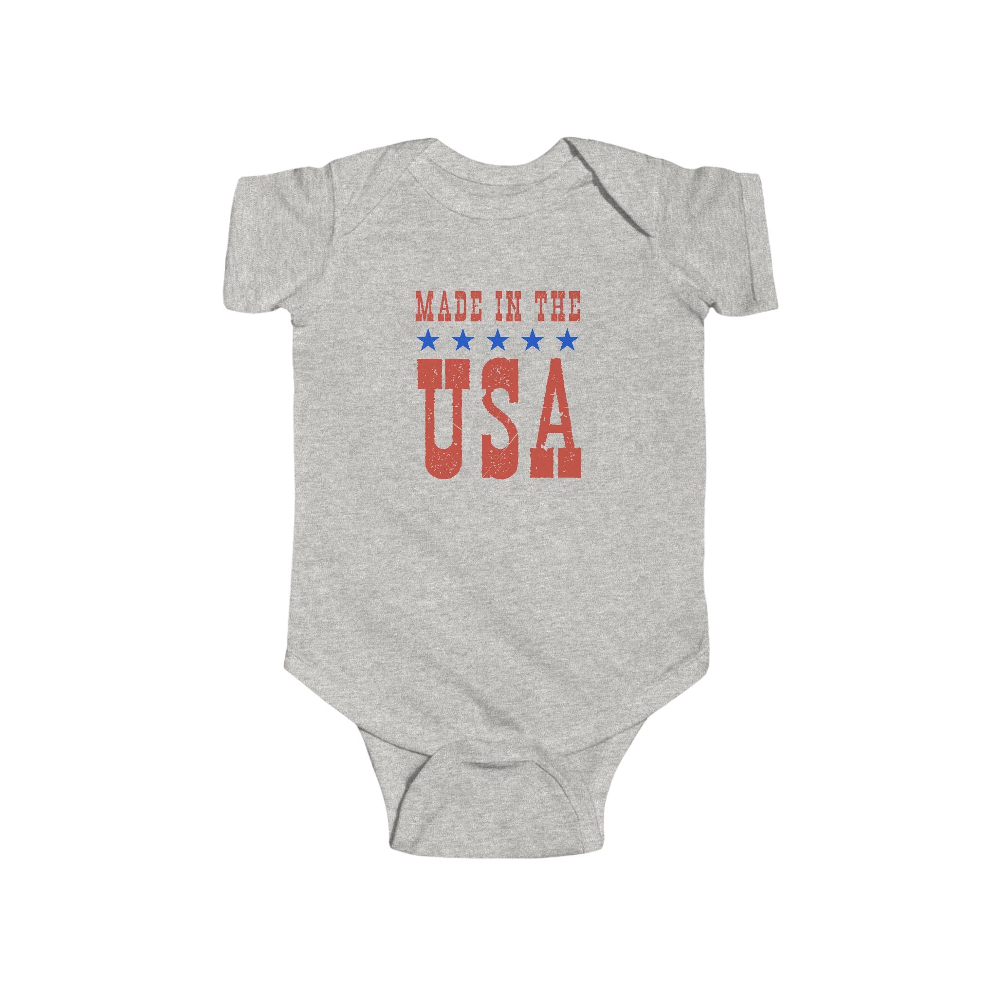 MADE IN THE USA Baby Bodysuit | Patriotic American Baby Outfit