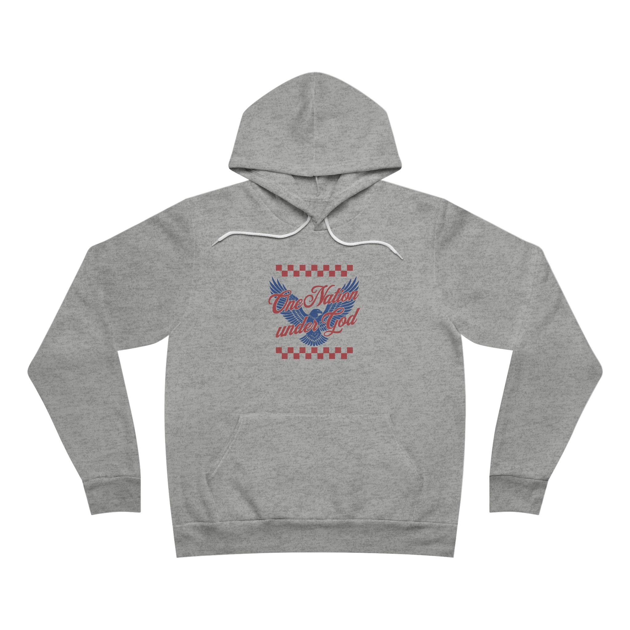 One Nation Under God Unisex Hoodie | Patriotic Eagle Graphic Sweatshirt