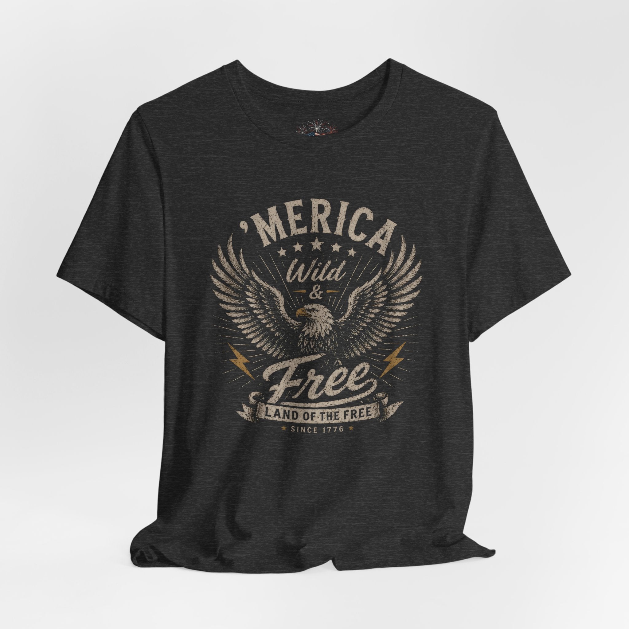 'Merica - Wild & Free Eagle - Unisex T-shirt