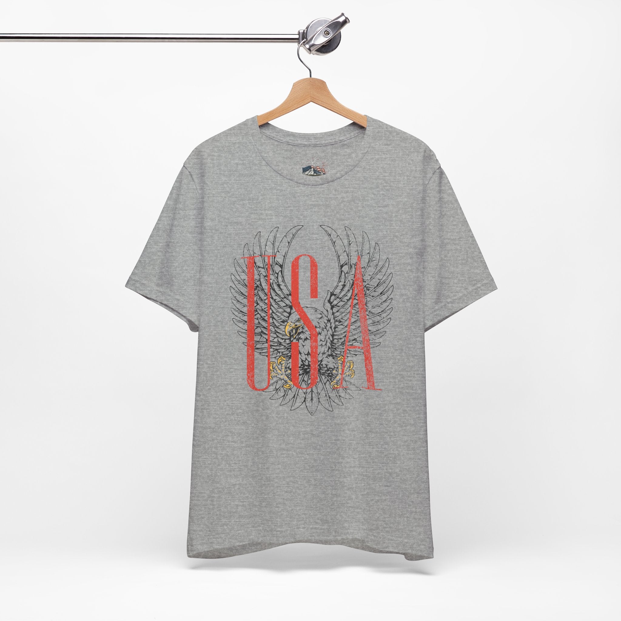 Vintage USA Eagle Unisex Graphic Tee | Freedom Flies Americana Shirt