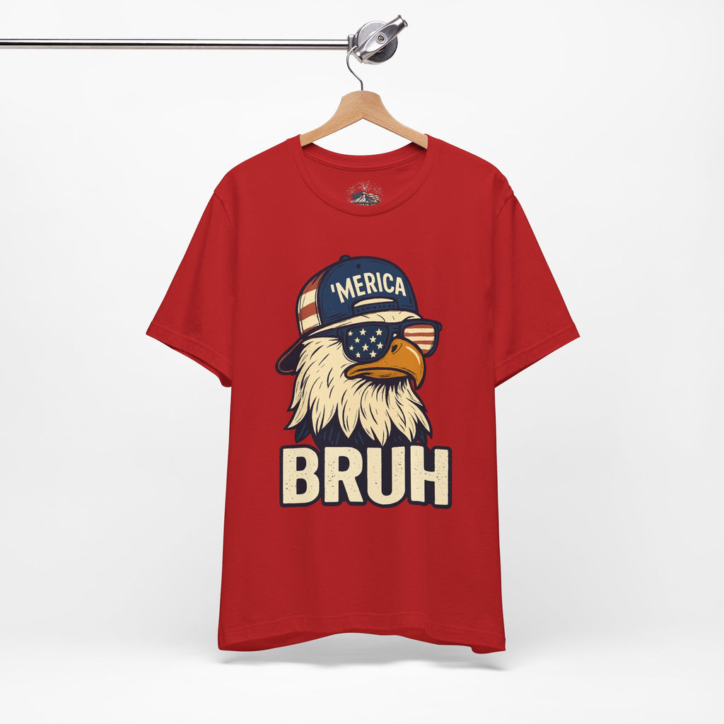 UNISEX - 'Merica Bruh Eagle- Jersey Short Sleeve Tee