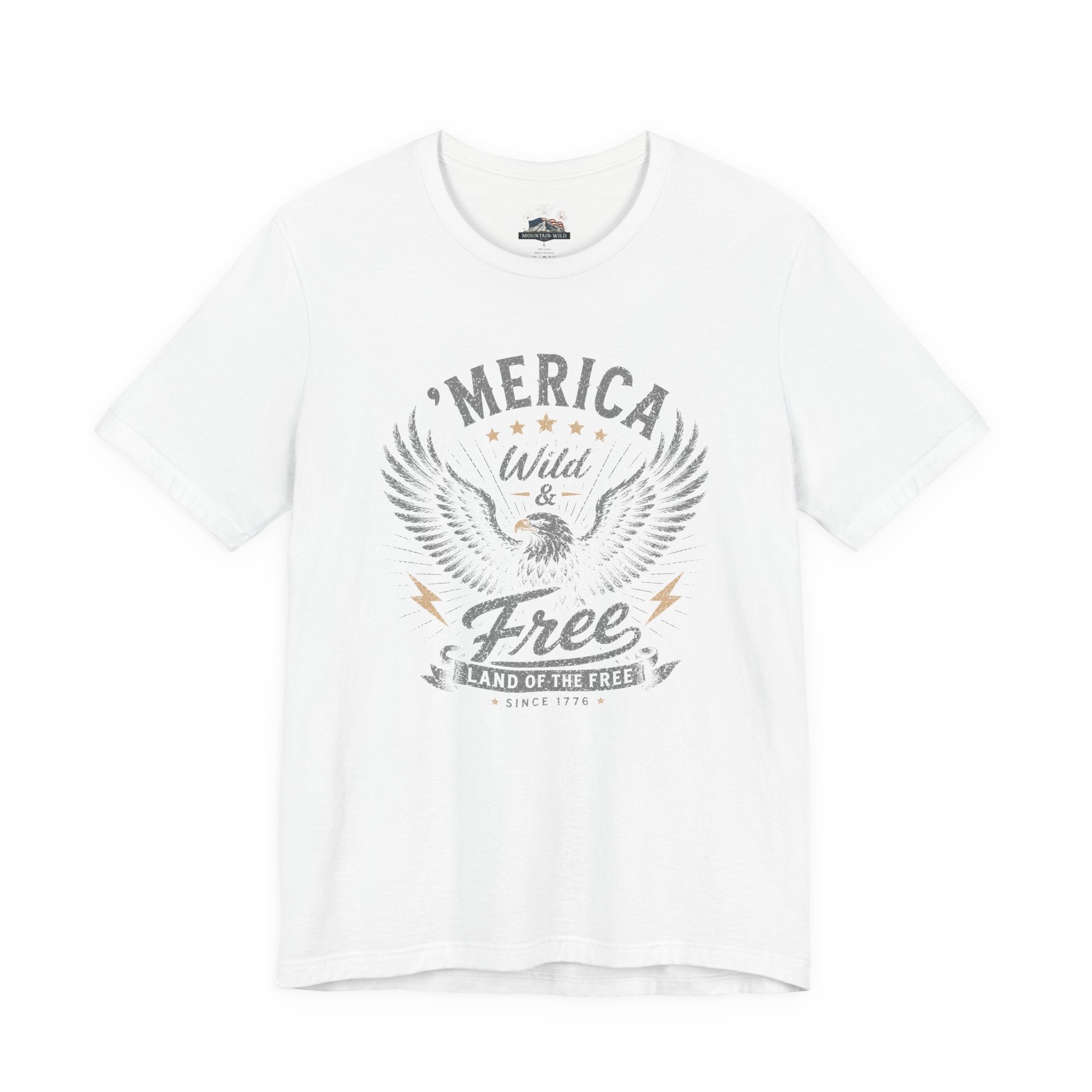 'Merica - Wild & Free Eagle - Unisex T-shirt