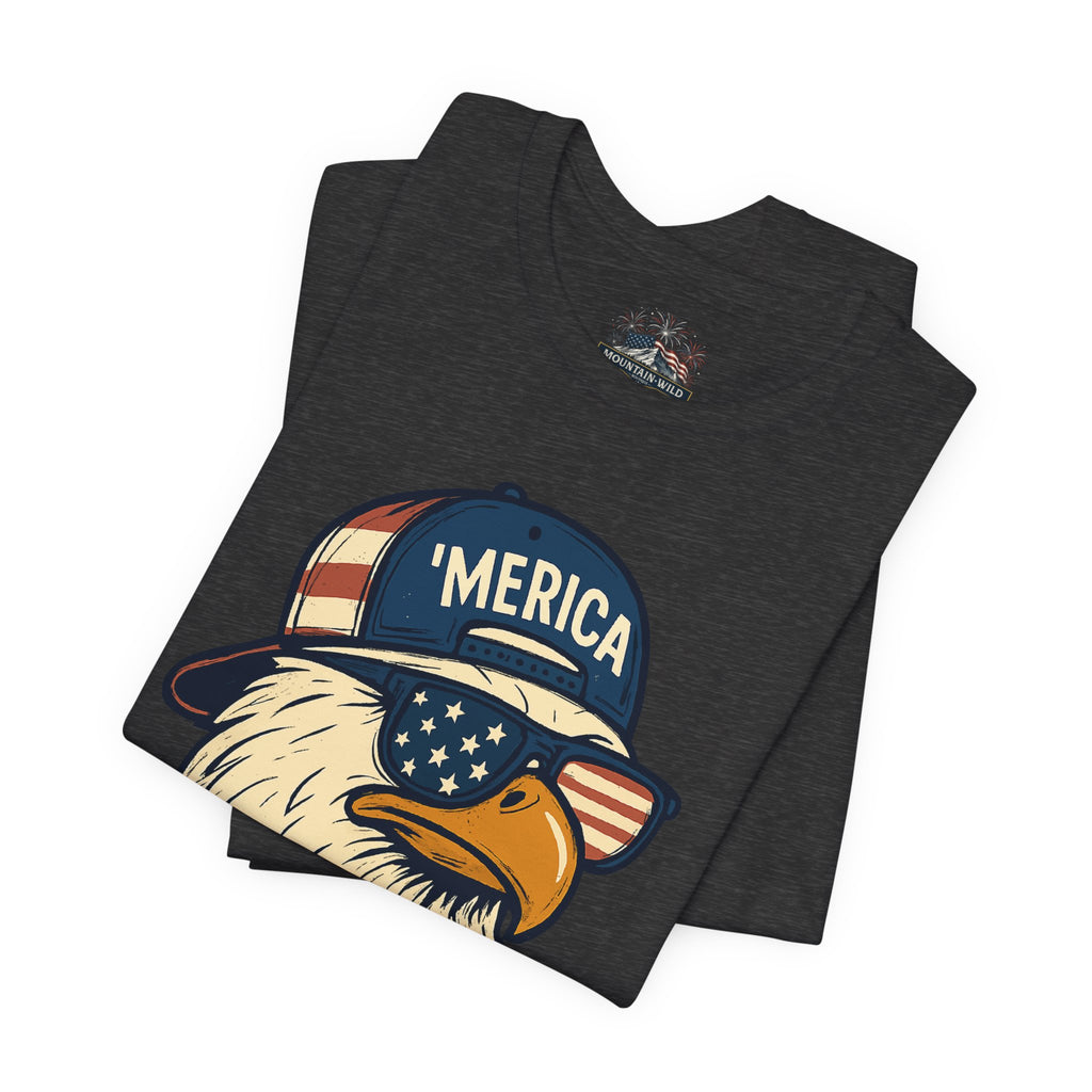 UNISEX - 'Merica Bruh Eagle- Jersey Short Sleeve Tee