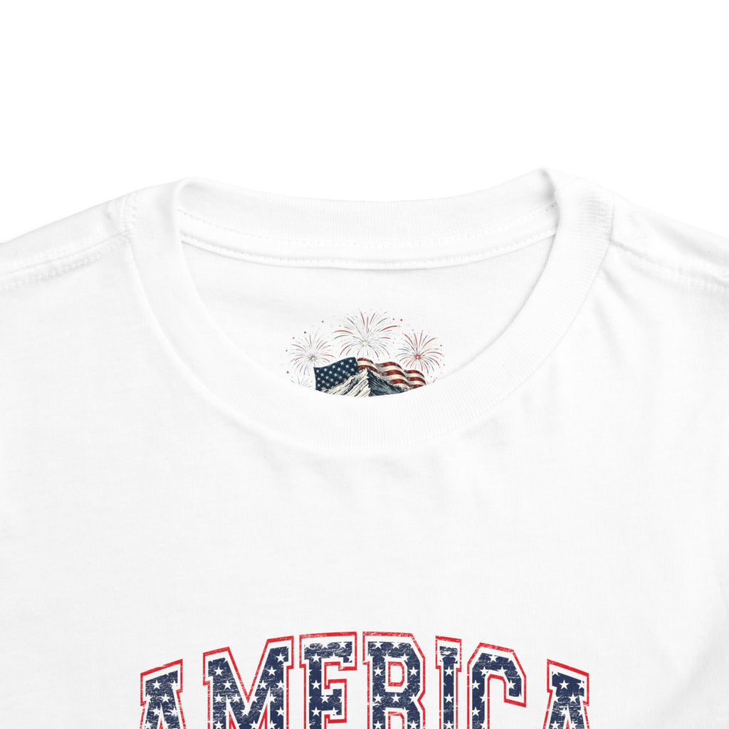 AMERICA Toddler Short Sleeve Tee - STARS