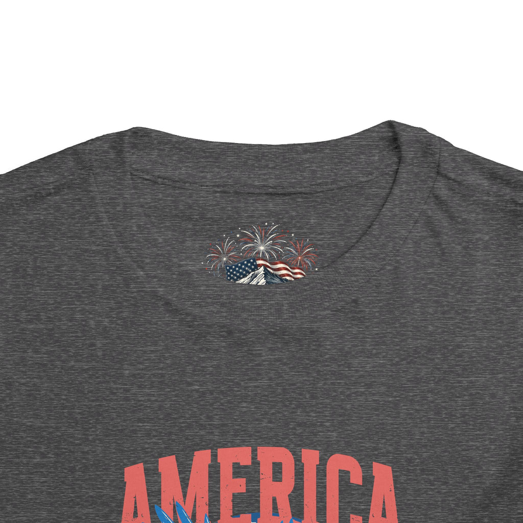 AMERICA Est. 1776 Toddler Tee | Land of the Free Eagle Shirt