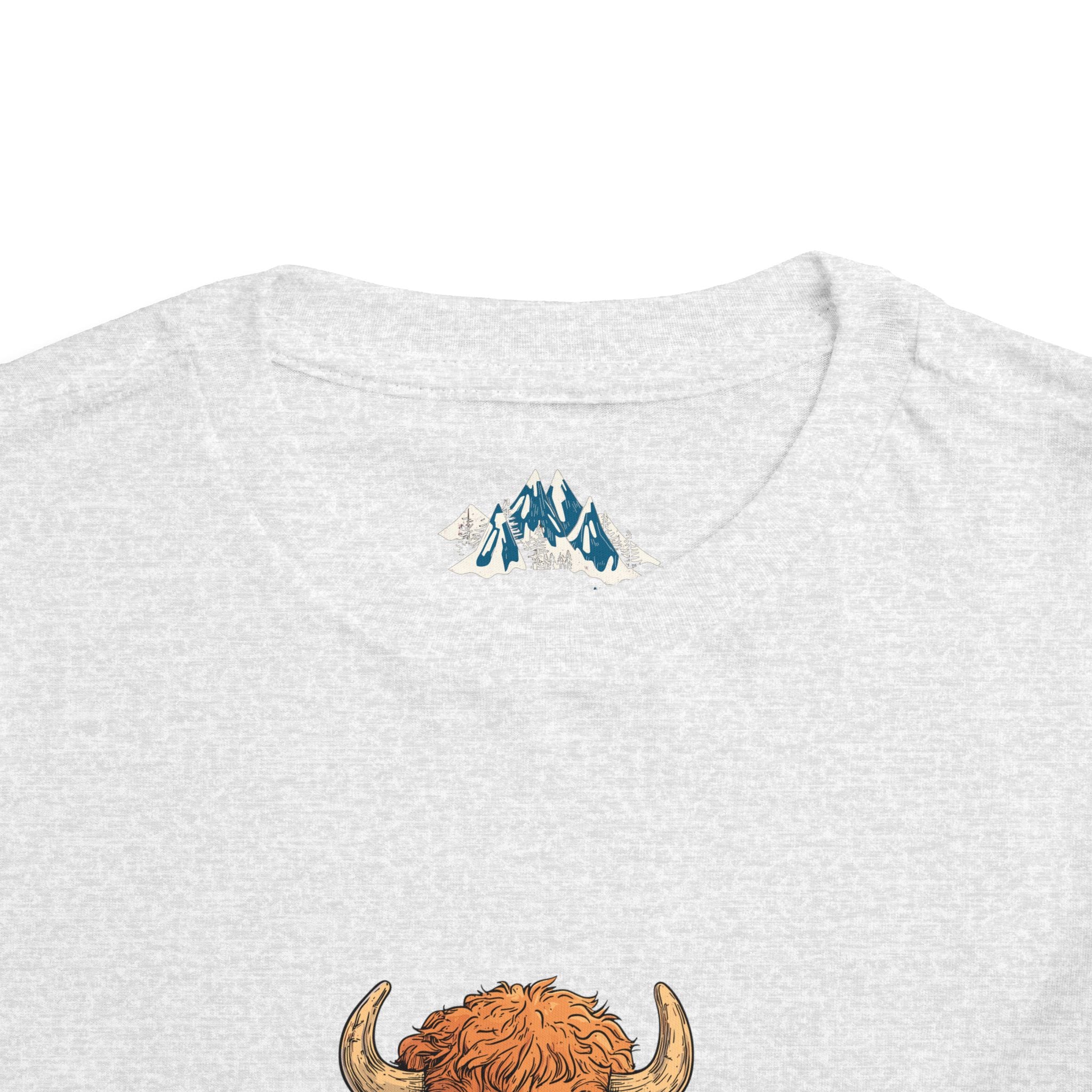 Wild & Wanderin' Toddler Tee - Cute Buffalo Design for Adventurous Kids