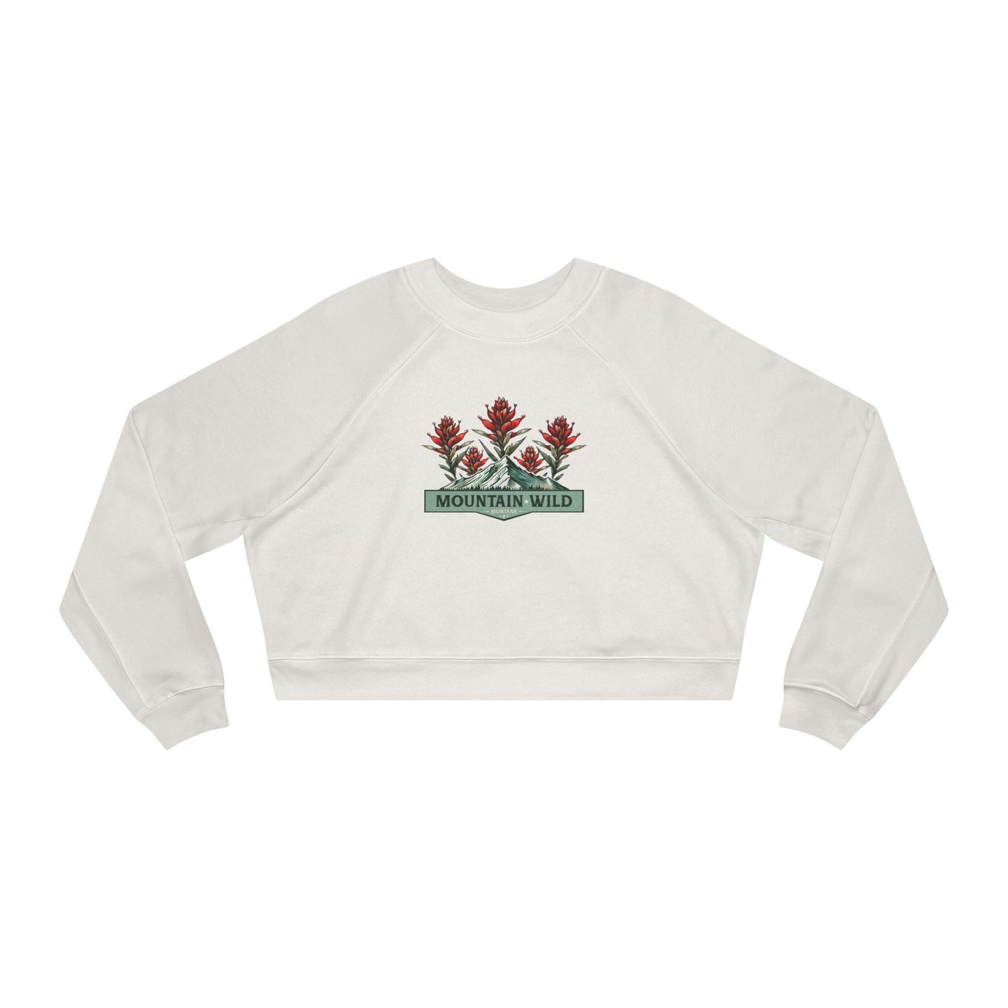 Mountain Wild Montana - Women's Cropped Fleece Pullover