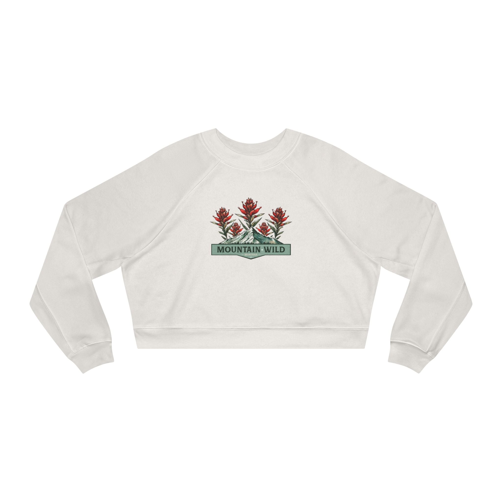 Mountain Wild Montana - Women's Cropped Fleece Pullover