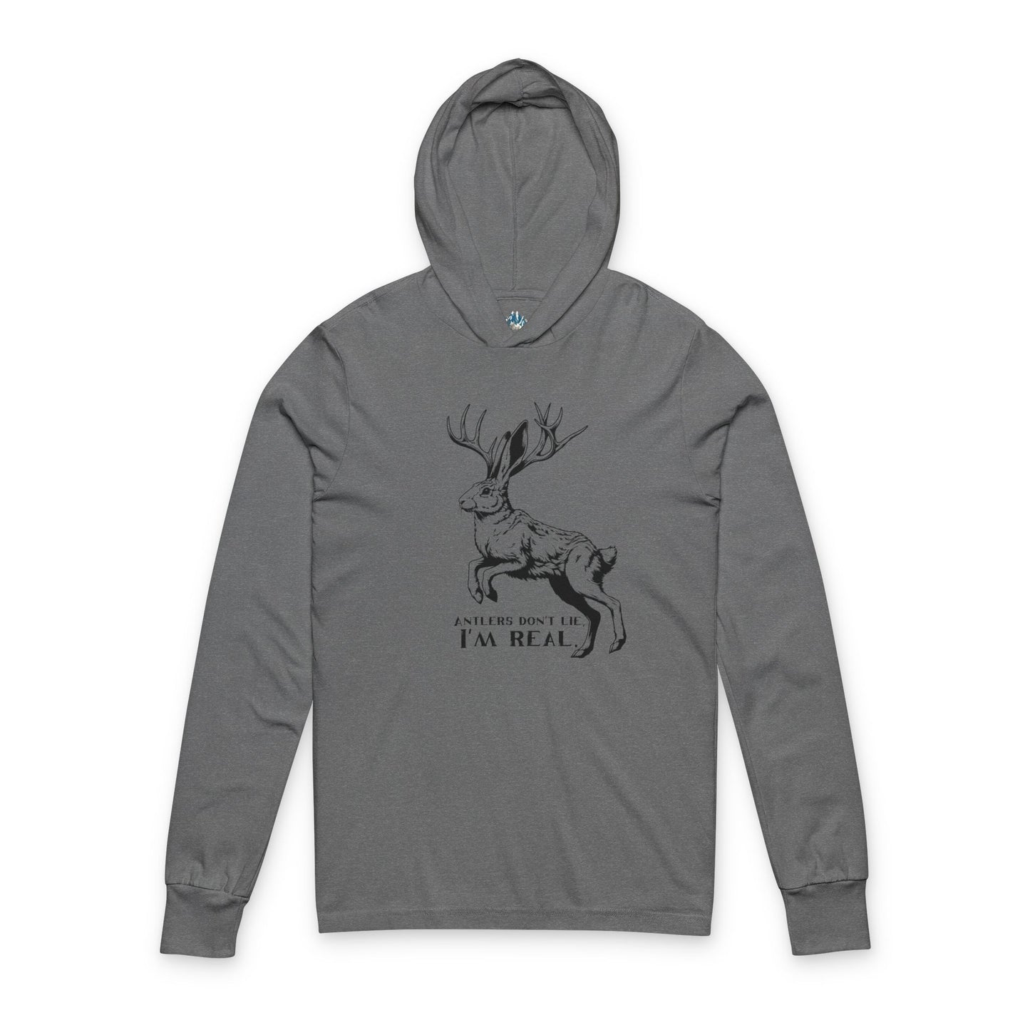 Antlers Don't Lie - Unisex Long Sleeve Hooded Shirt