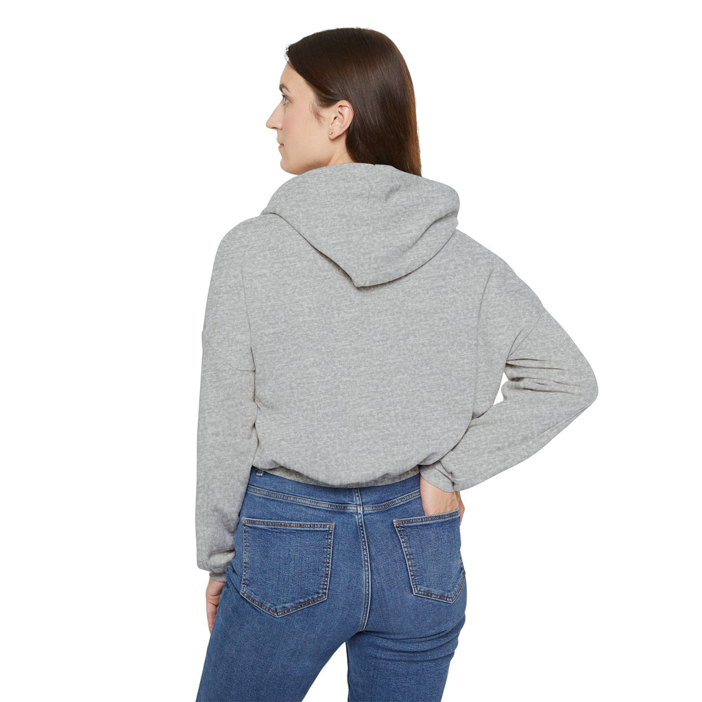 Women's Cinched Hoodie - Buffalo Stay Wild Design