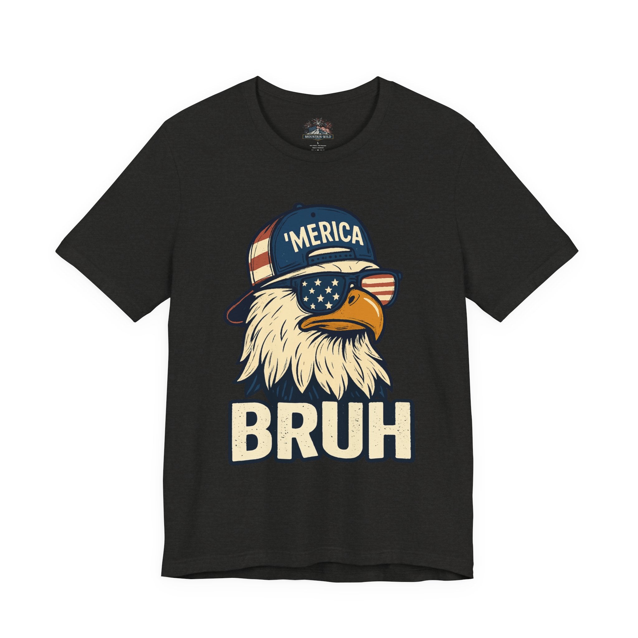 UNISEX - 'Merica Bruh Eagle- Jersey Short Sleeve Tee
