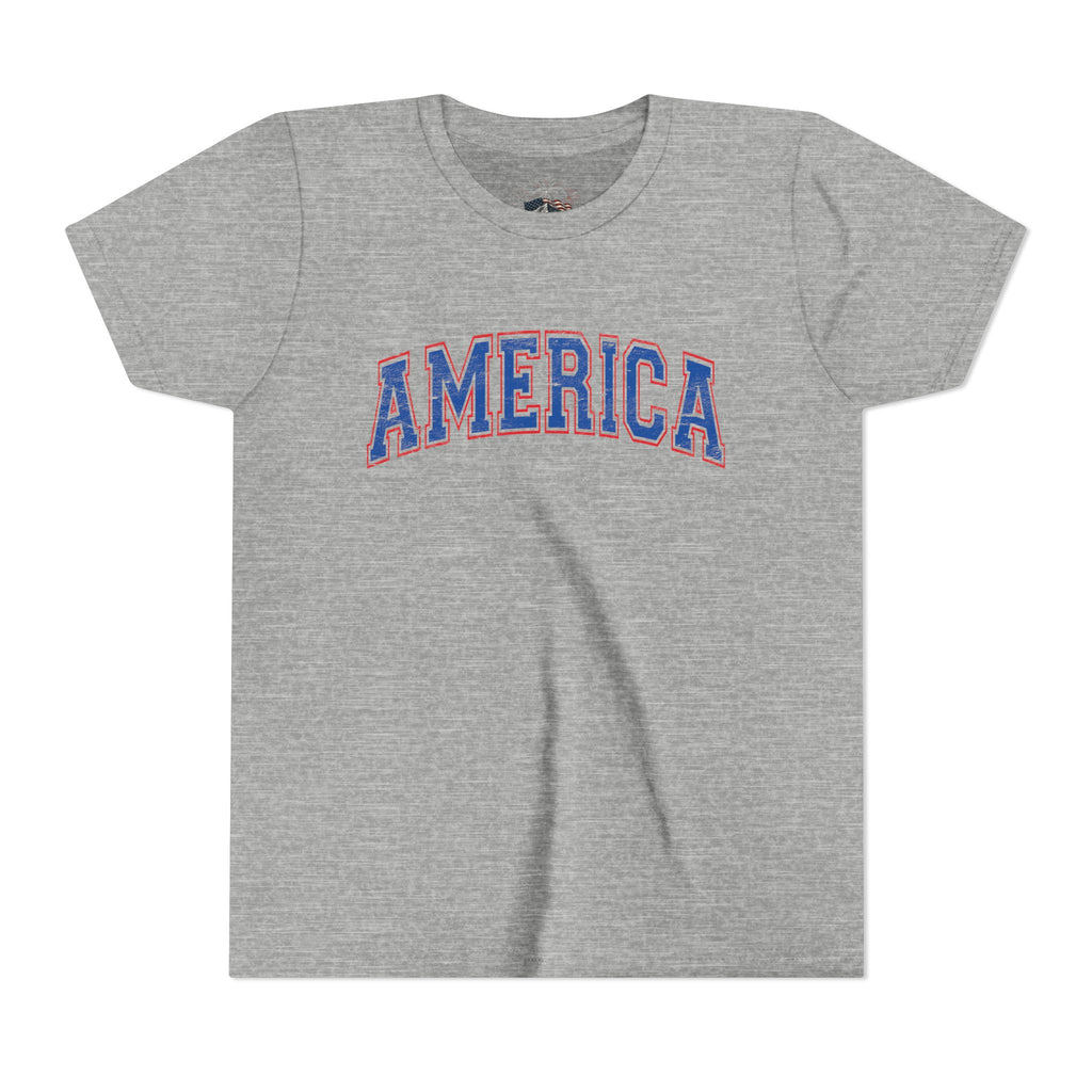 AMERICA Youth Short Sleeve Tee - BLUE
