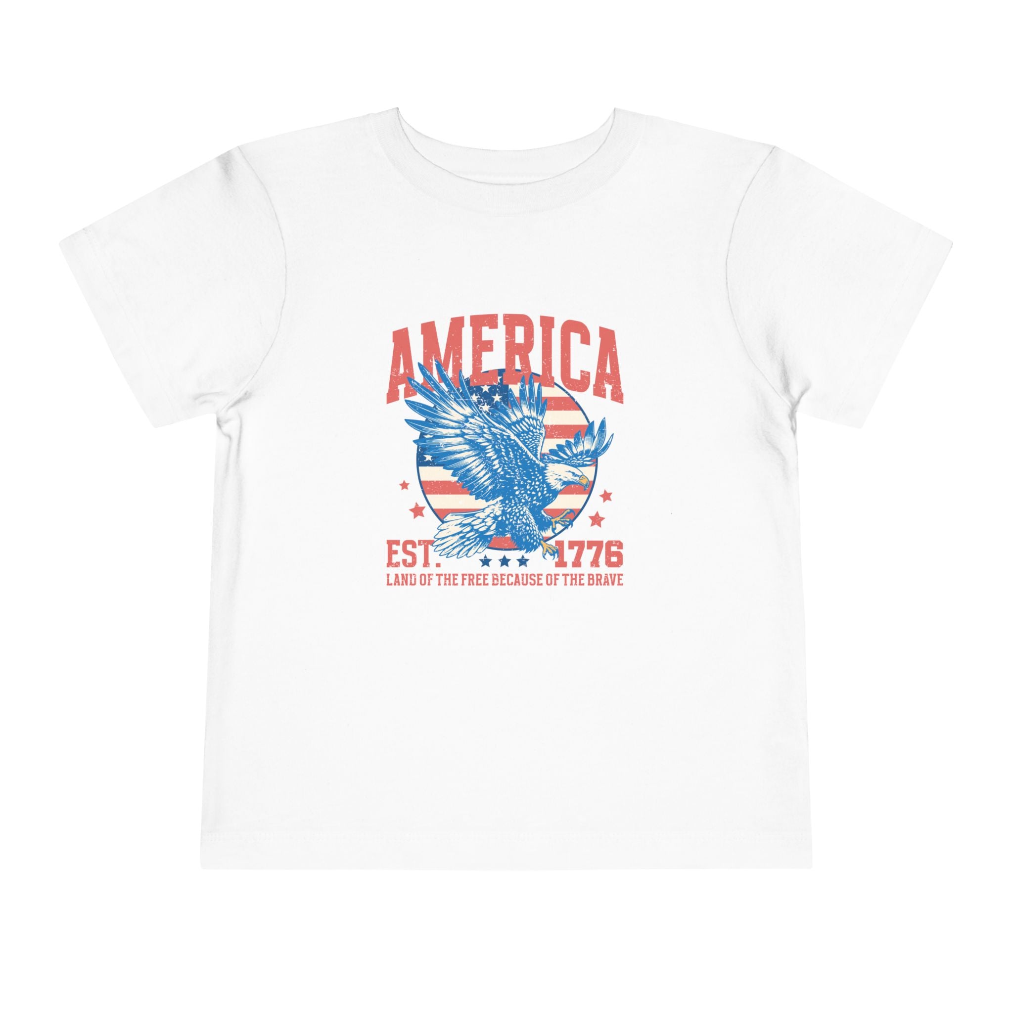 AMERICA Est. 1776 Toddler Tee | Land of the Free Eagle Shirt