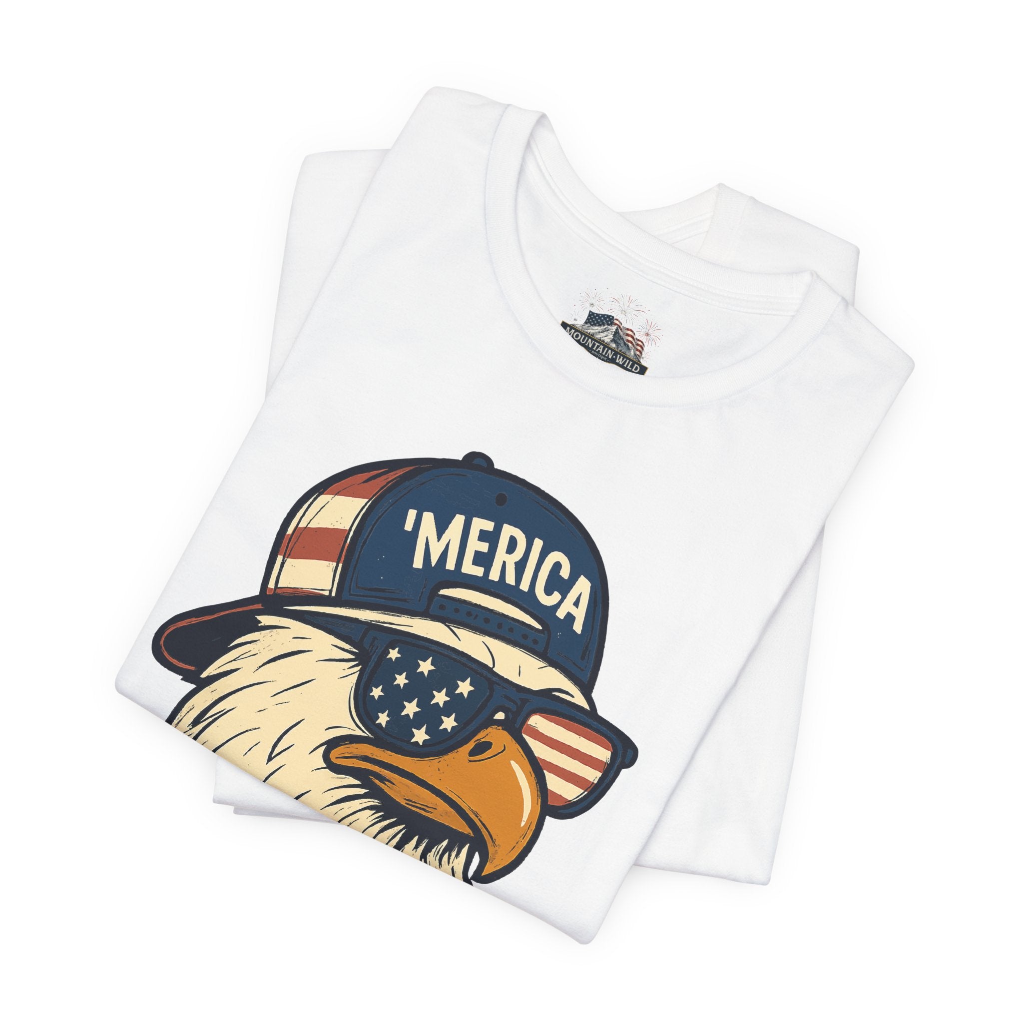 UNISEX - 'Merica Bruh Eagle- Jersey Short Sleeve Tee