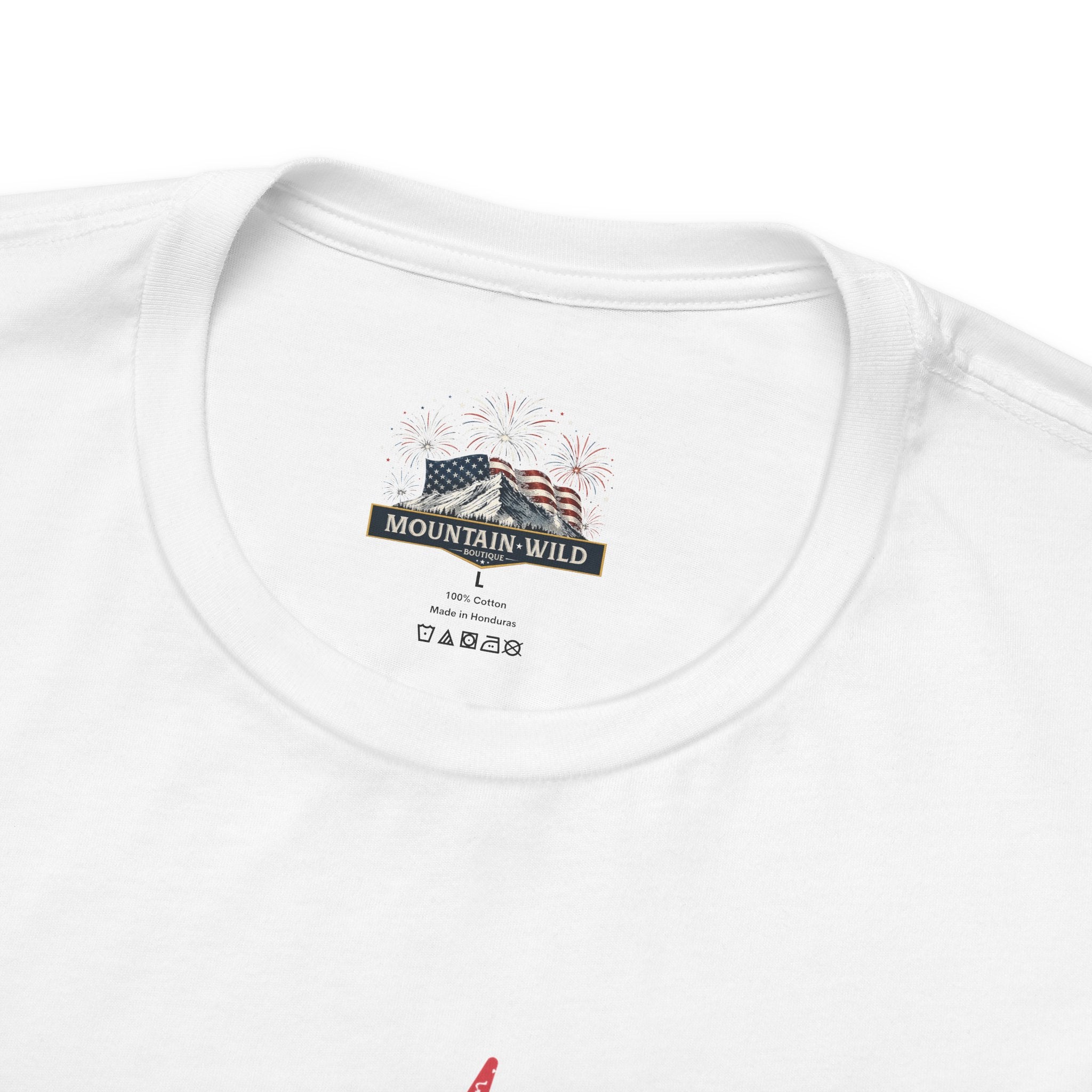 AMERICA Lightning Bolt Unisex Graphic Tee | Retro Racing Americana Shirt
