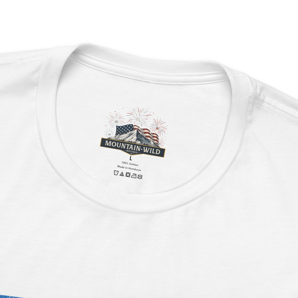 AMERICA 1776 Unisex Cotton Tee | Classic Patriotic Americana Shirt