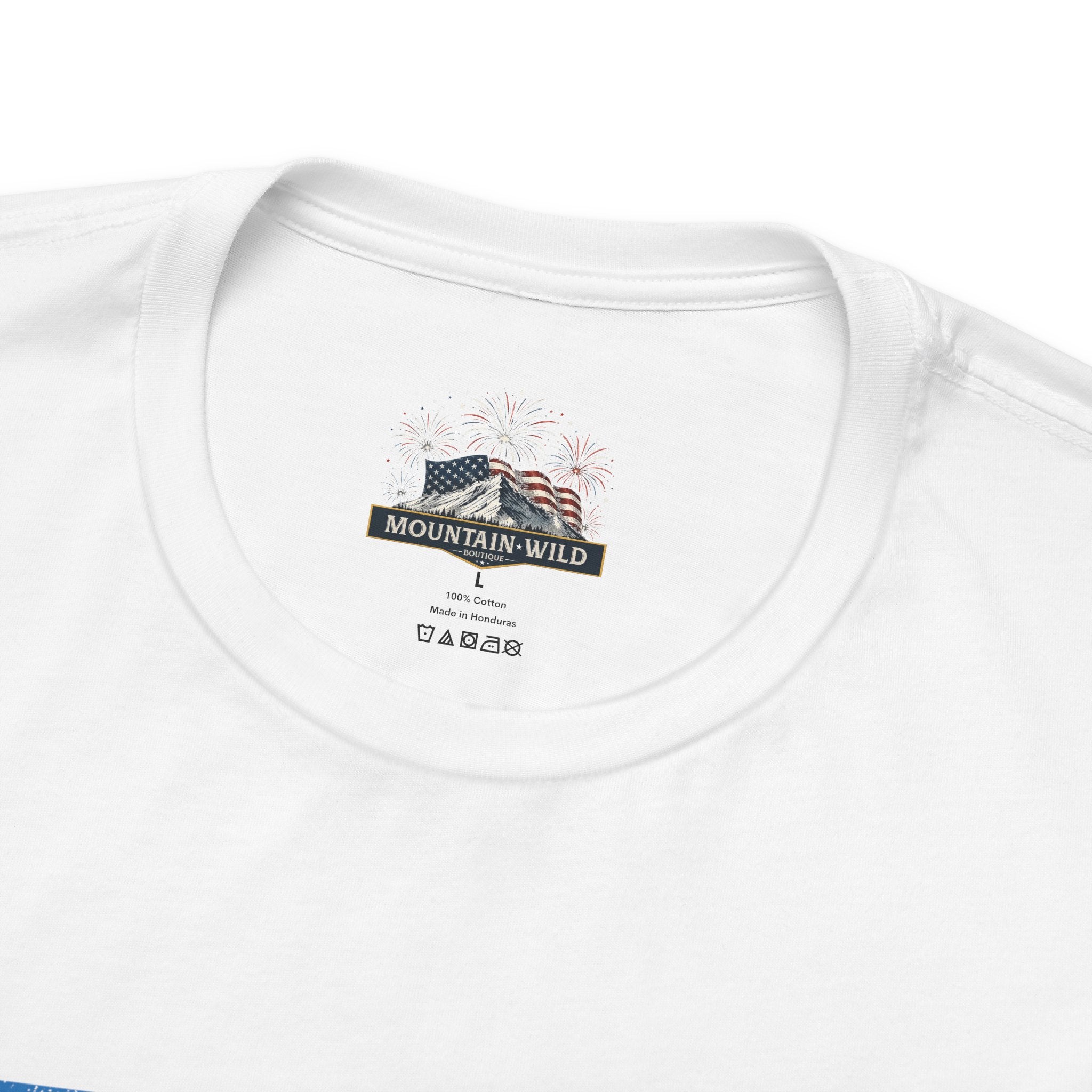 AMERICA 1776 Unisex Cotton Tee | Classic Patriotic Americana Shirt